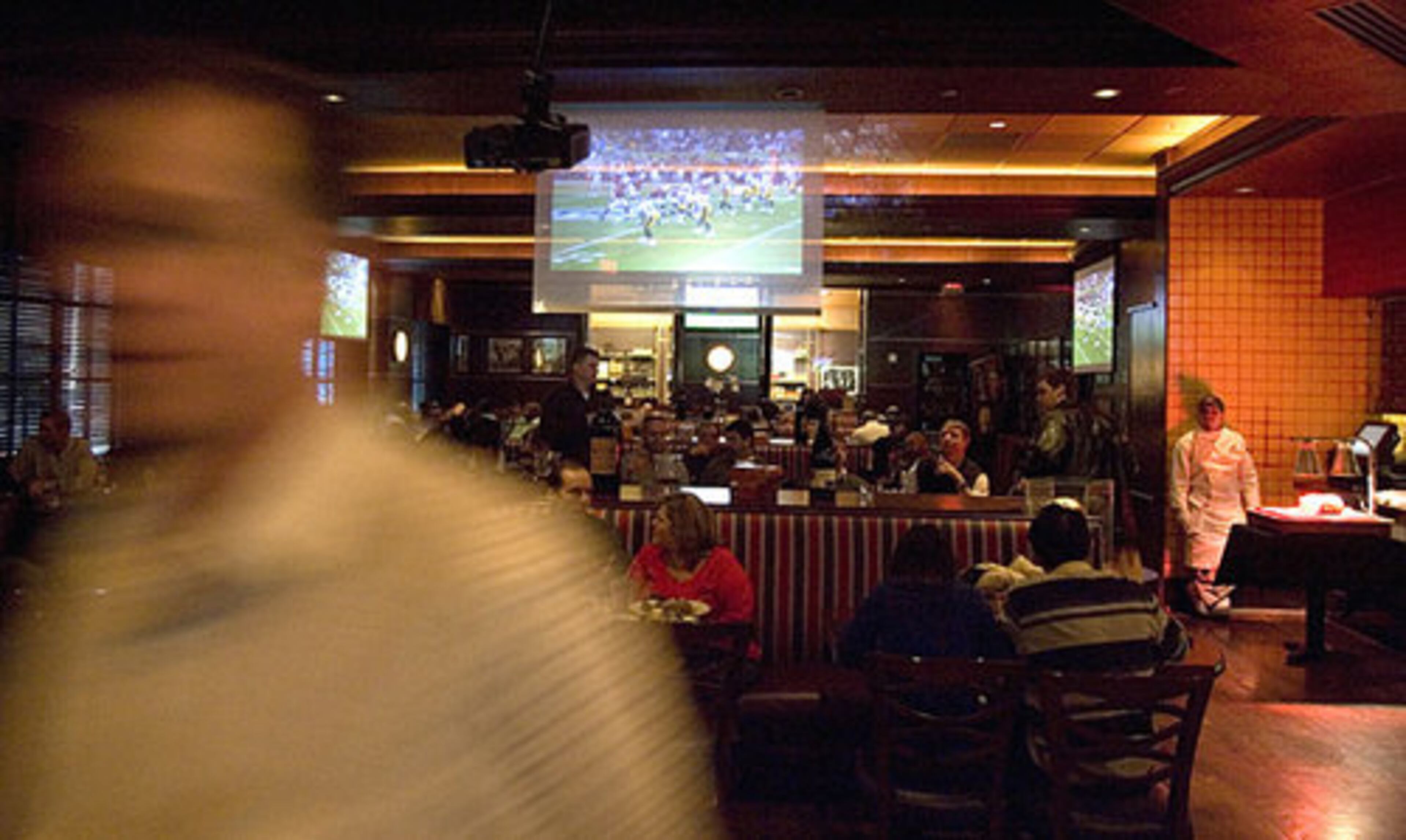 Jay Kazlow, co-owner of Dantanna's Surf & Turf, had 15 televisions tuned to the game between Arizona and Pittsburgh.