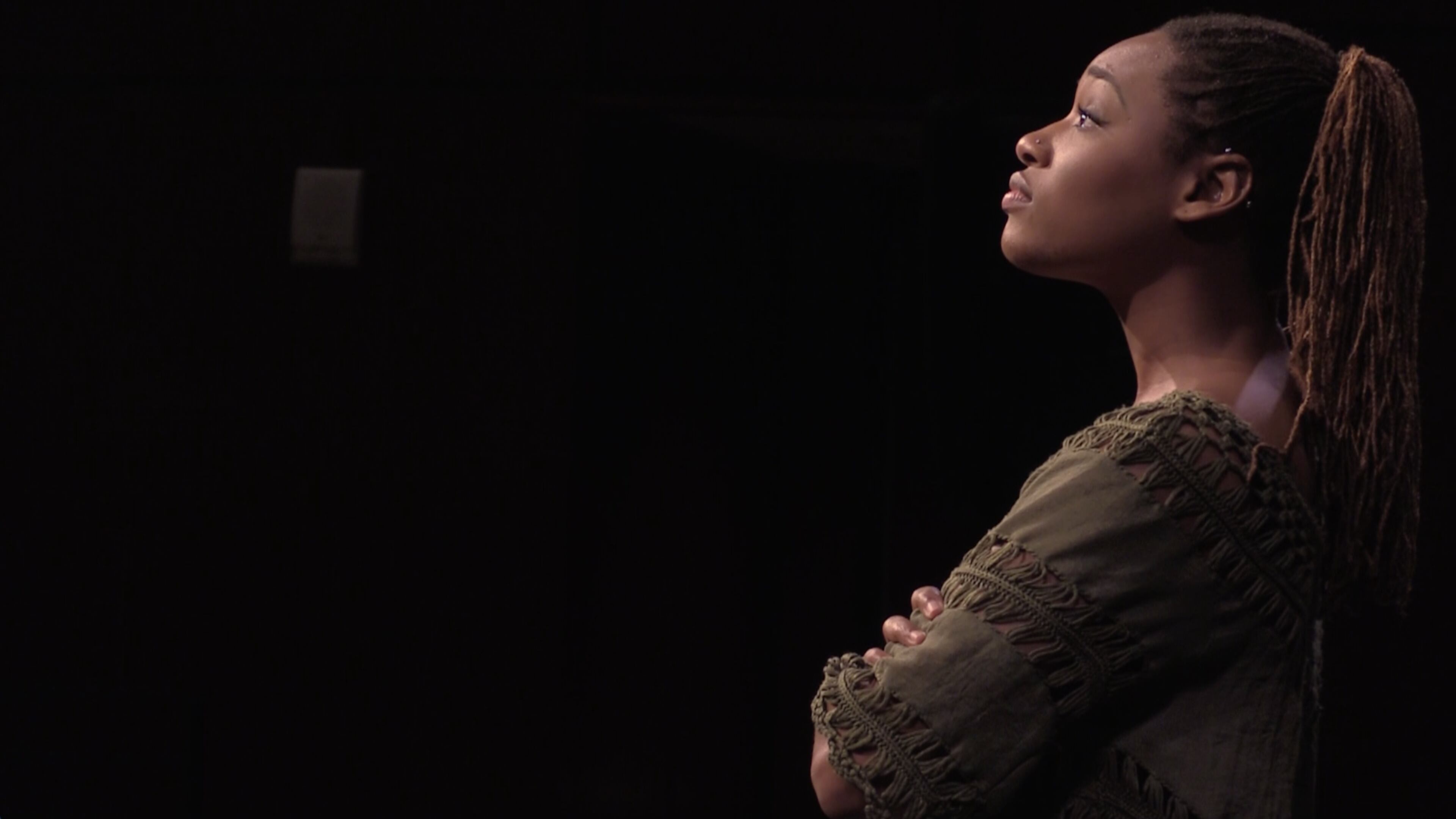 Sarah Jeen Francois was among hundreds of actors hoping to land spots in Georgia theaters.