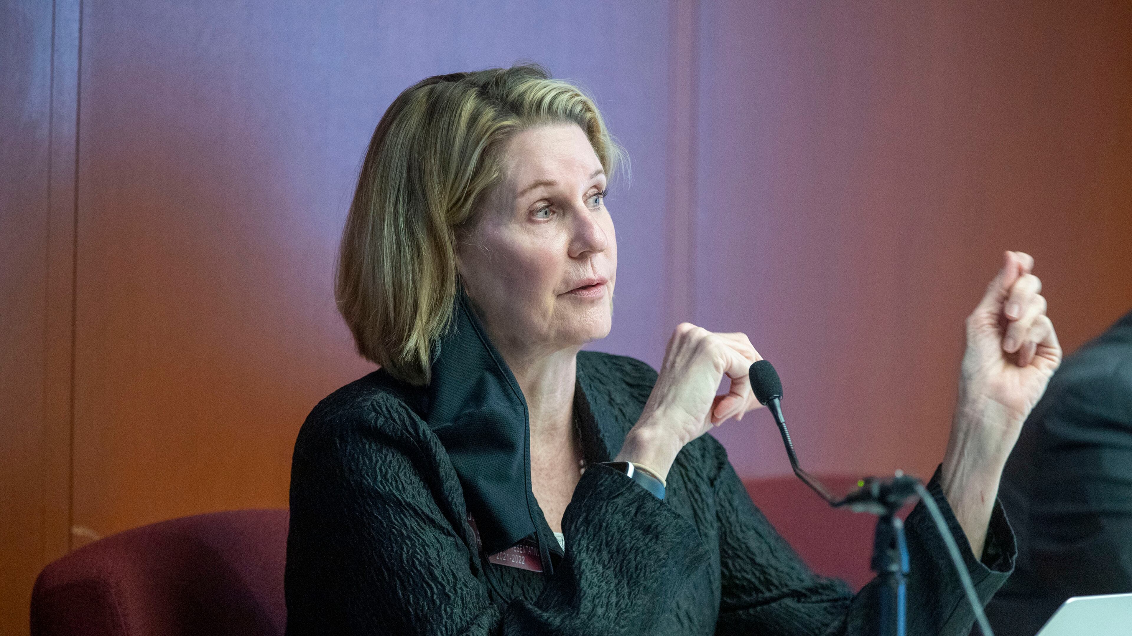 Georgia House Speaker Pro-Tempore Jan Jones (R-Milton) makes remarks during a Special Committee on Election Integrity committee meeting at the Coverdell Legislative Office Building in Atlanta on March 22, 2021. (Alyssa Pointer/Atlanta Journal-Constitution/TNS)