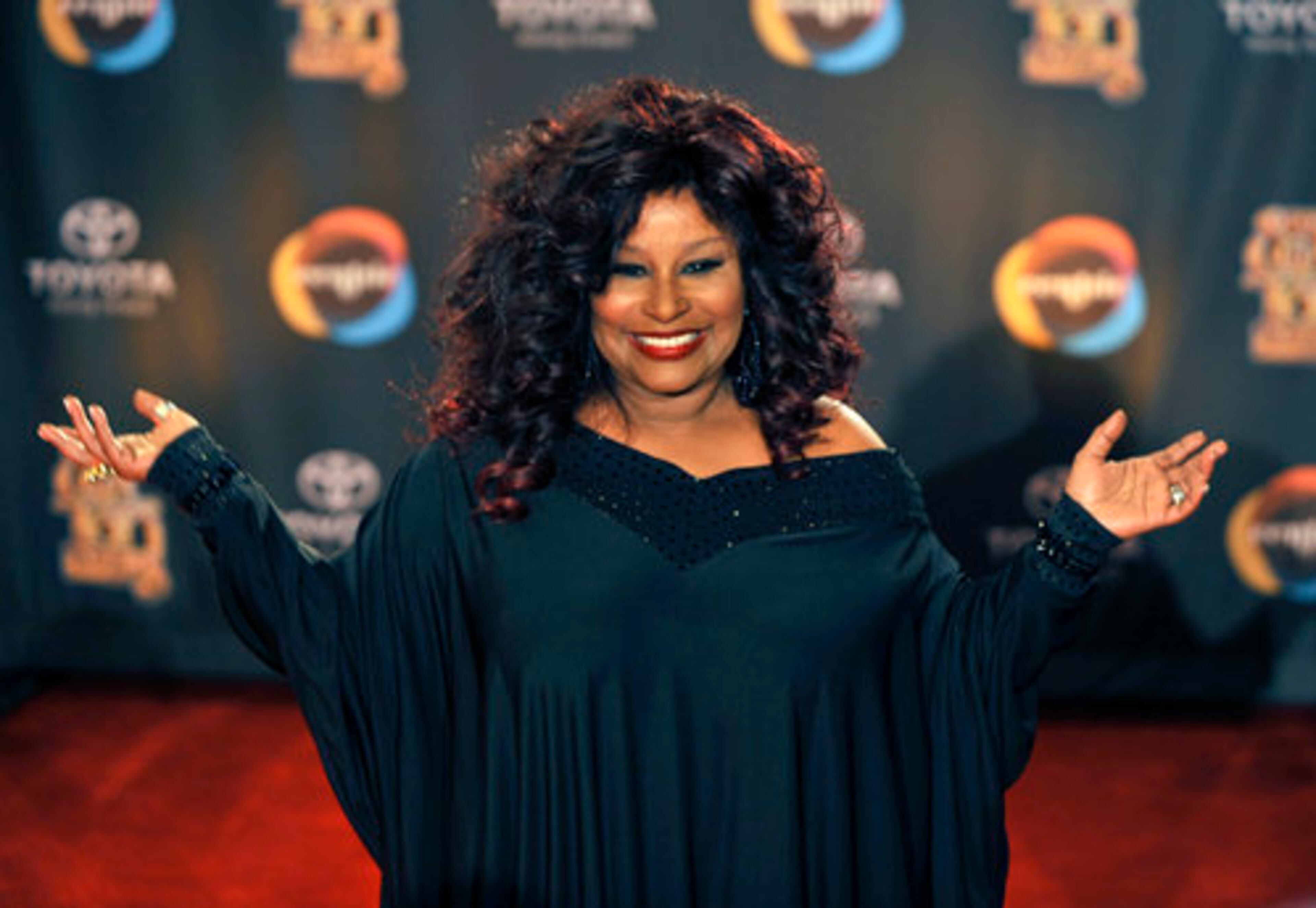 Chaka Khan arives on the red carpet during the 2009 Soul Train Awards taping at the Georgia World Congress Center, Tuesday, Nov. 3, in Atlanta.
