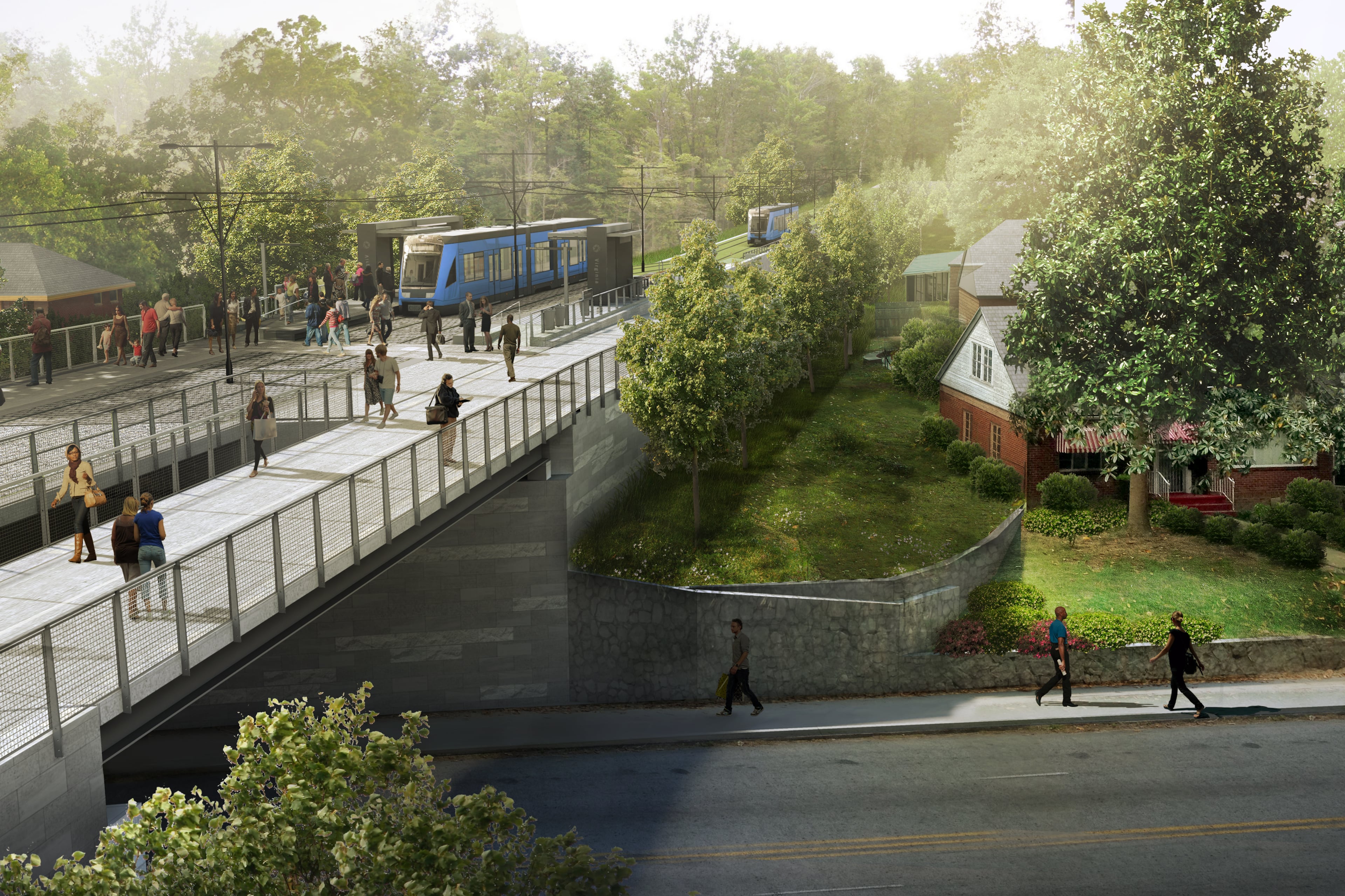 Beltline officials presented new light rail ridership projections at a community meeting Thursday night. (Courtesy of Atlanta Beltline Inc.)