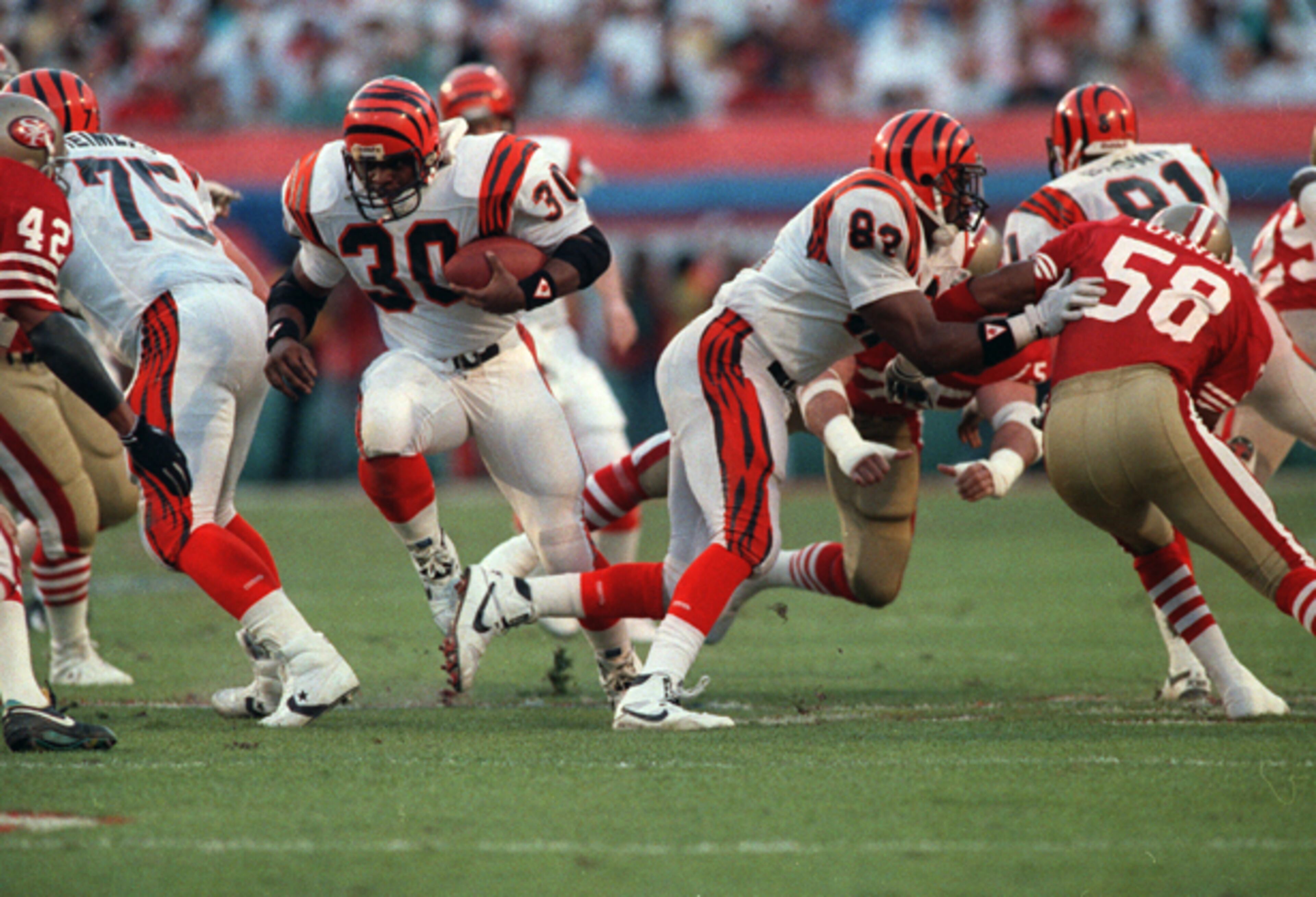 Starting the season 6-0, the 1988 AFC champions finished the regular season 12-4 and scored more points (448) than anyone that season. The Bengals reached the Super Bowl, losing to the San Francisco 49ers.