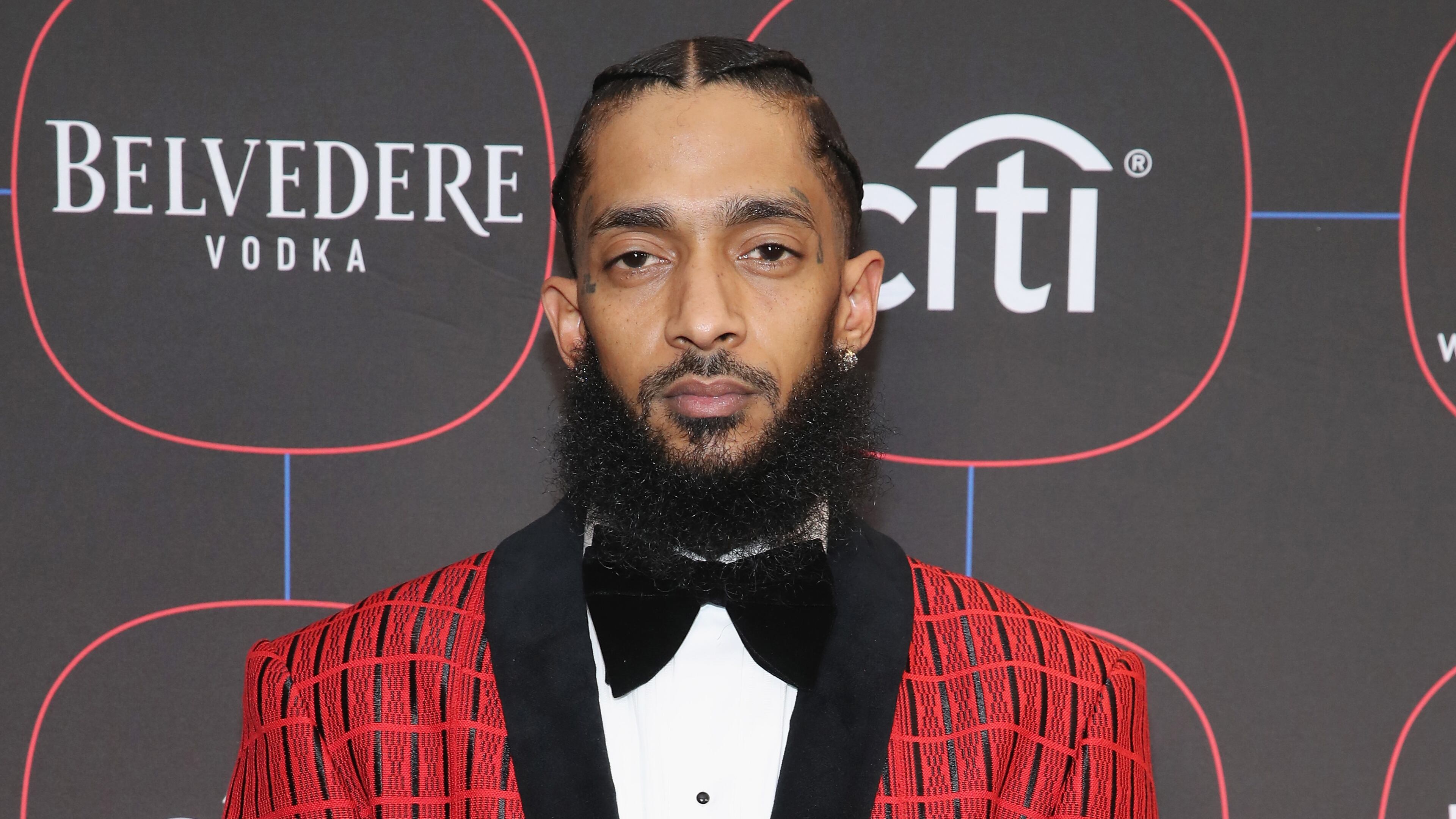 Nipsey Hussle attends the Warner Music Pre-Grammy Party at the NoMad Hotel on February 7, 2019 in Los Angeles, California. Photo: Randy Shropshire
