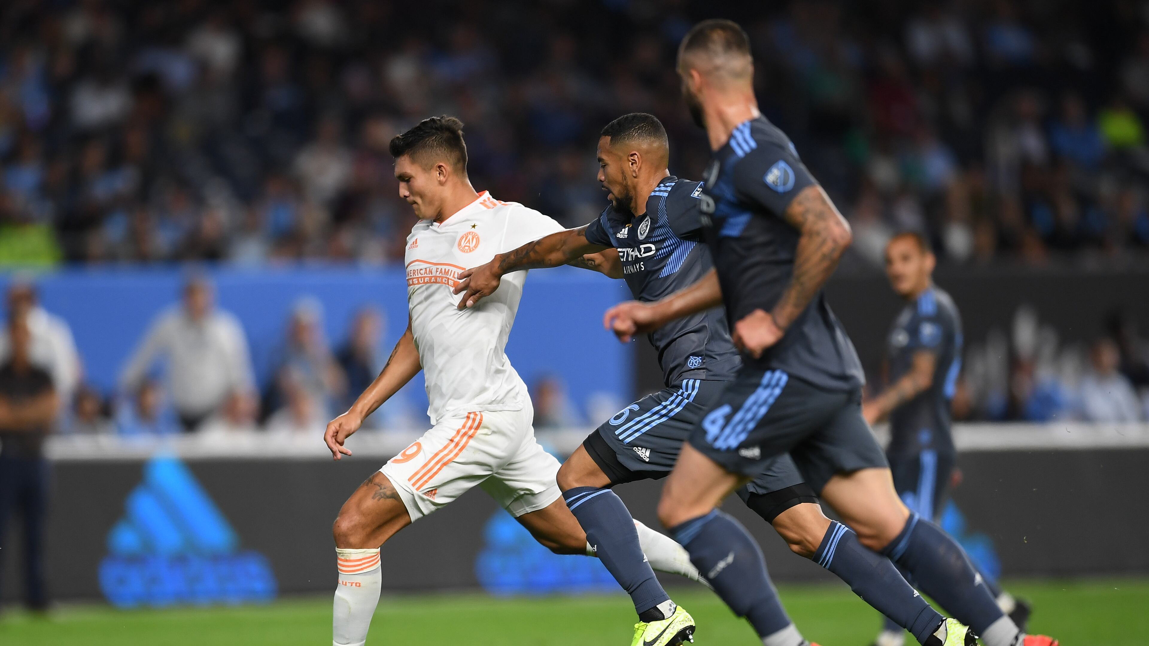 During the first half at Yankee Stadium in The Bronx, New York, on Wednesday September 25, 2019. (Photo by Sarah Stier/Atlanta United)