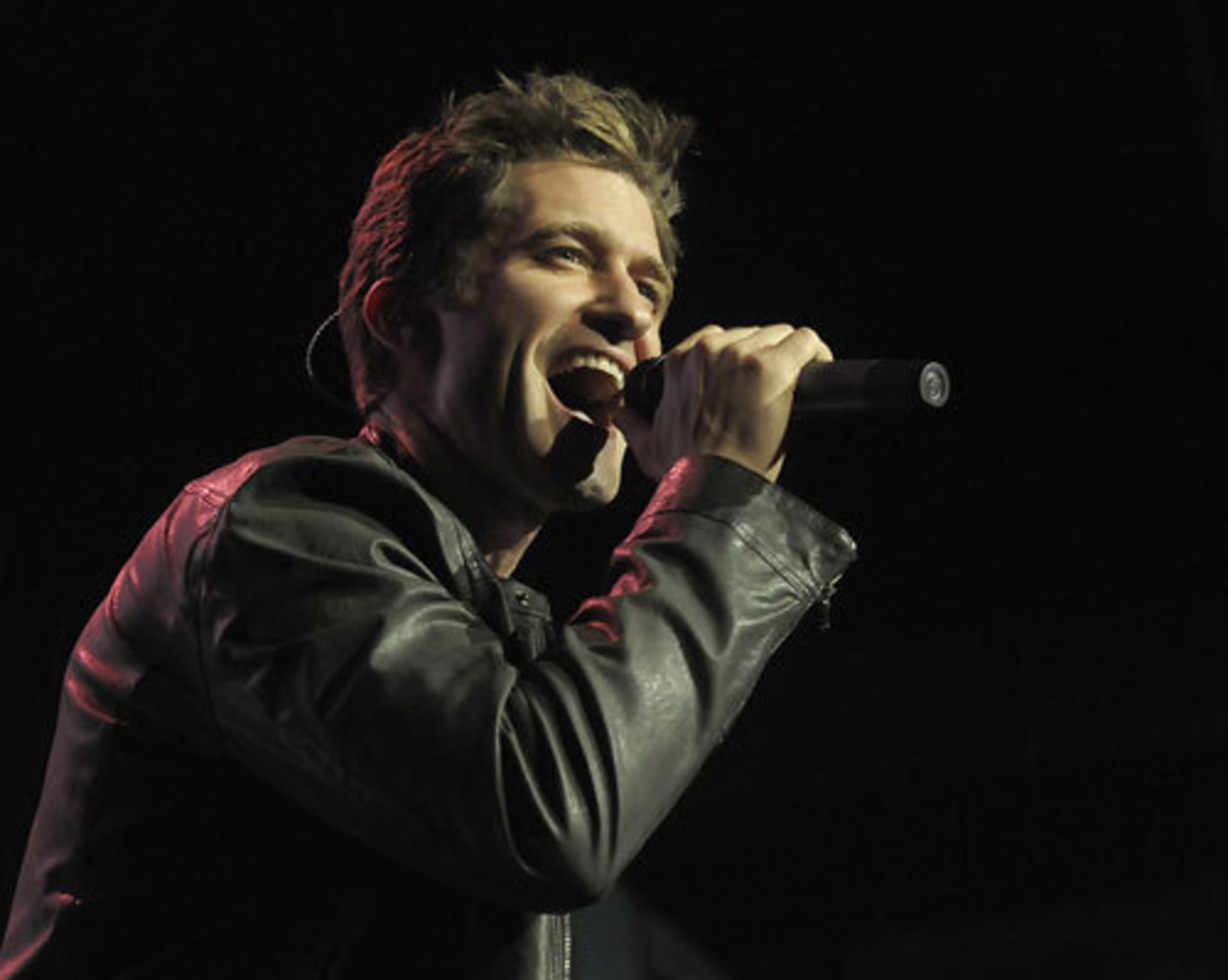Actor and singer Matthew Morrison, known for his role as Will Schuester on "Glee," performs.