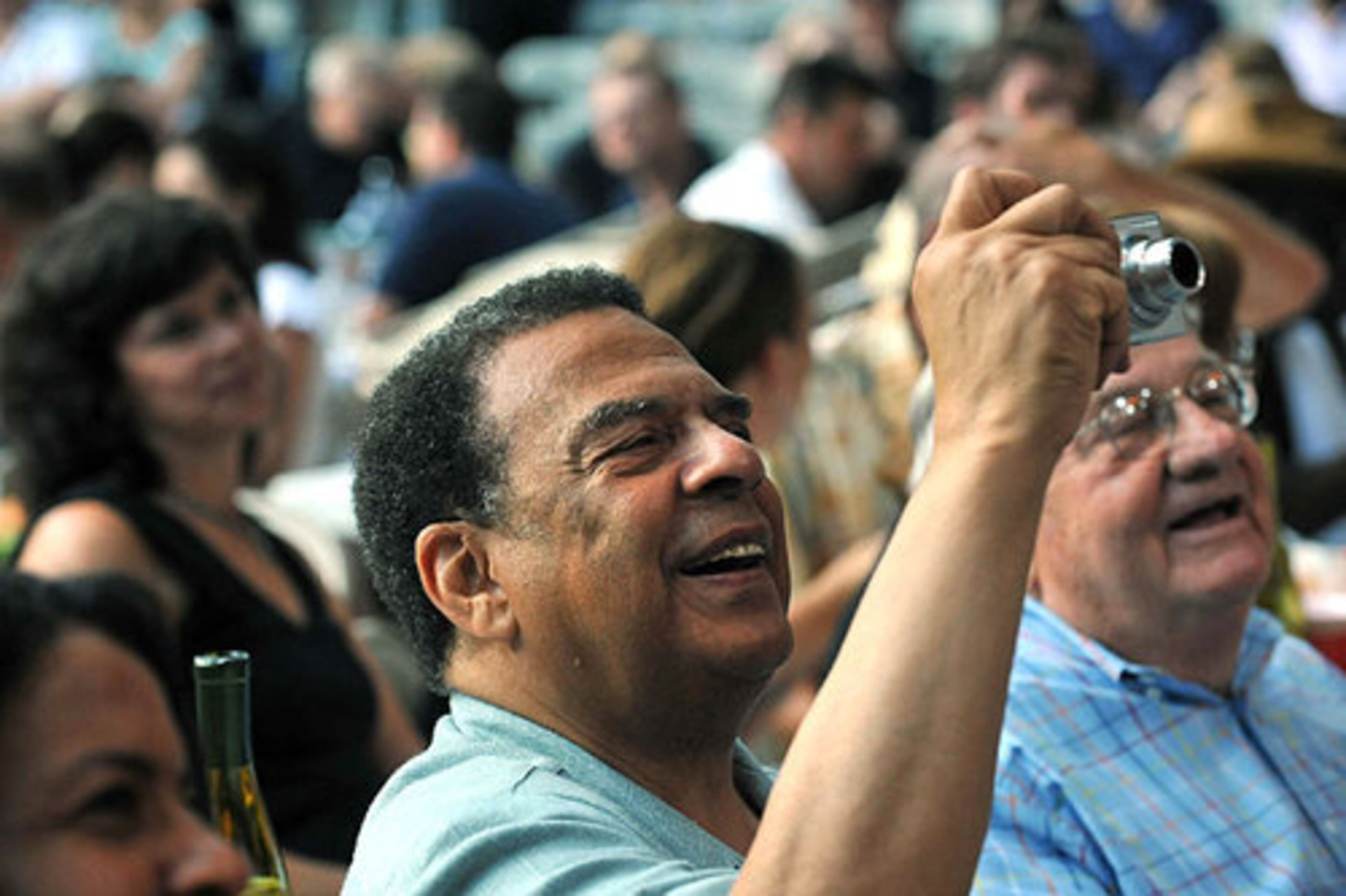 Among those in the audience Wednesday night was former Atlanta Mayor, Congressman and U.N. Ambassador Andrew Young.