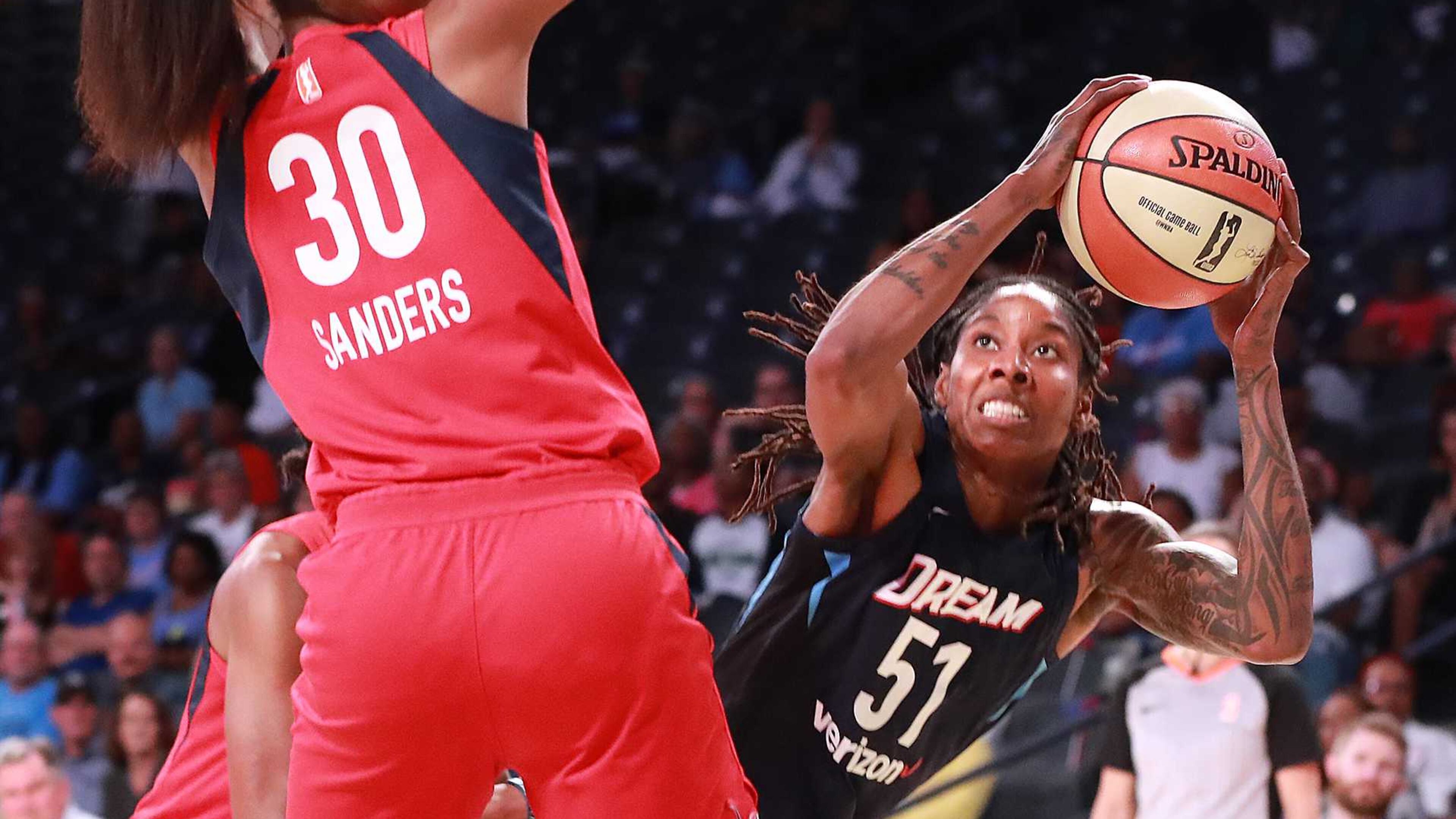 Jessica Breland scored 17 for the Dream. (File photo)