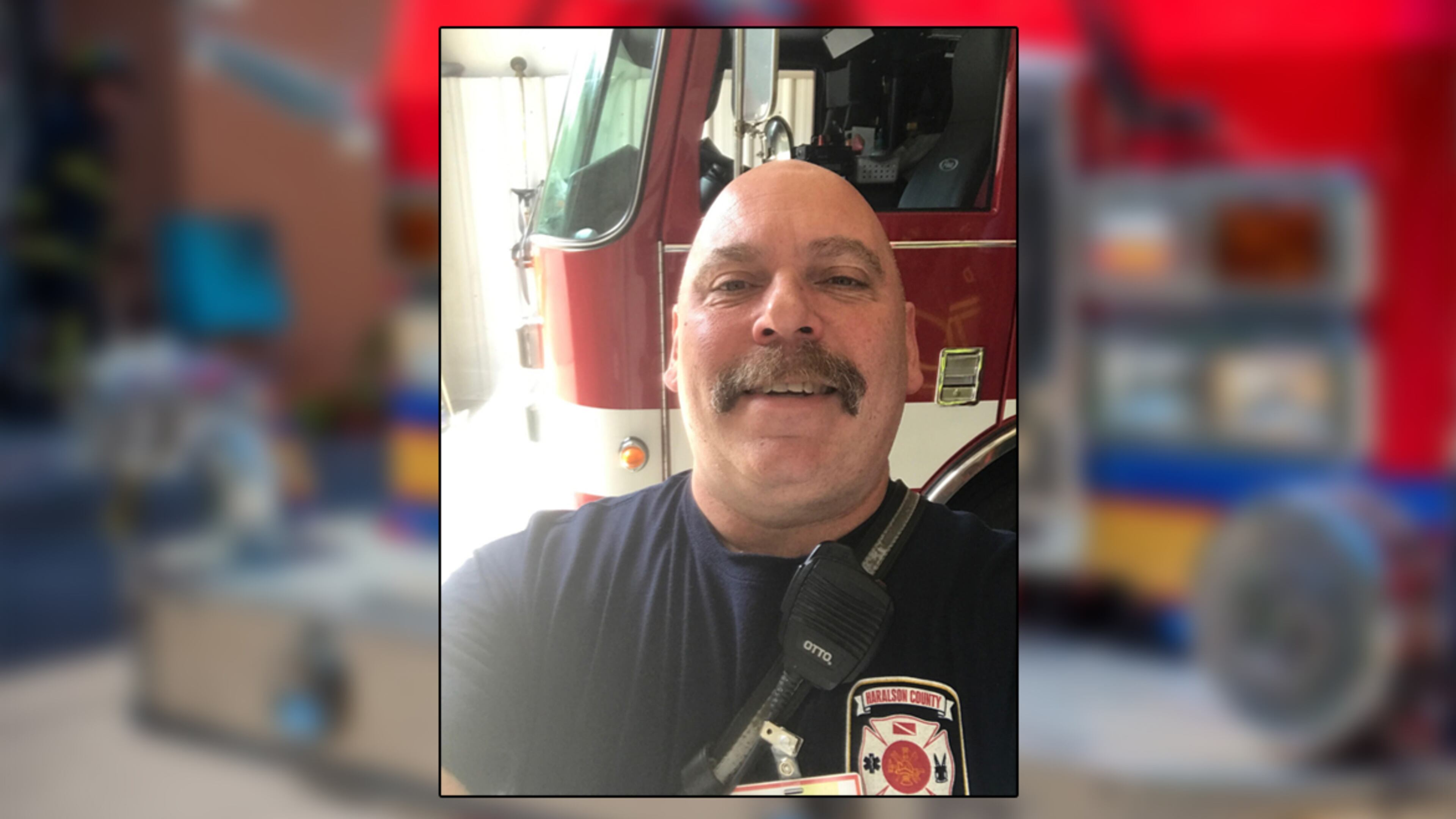 Haralson County firefighter Justin Robinson died after suffering a heart attack while working to get injured patients out of a car crash.