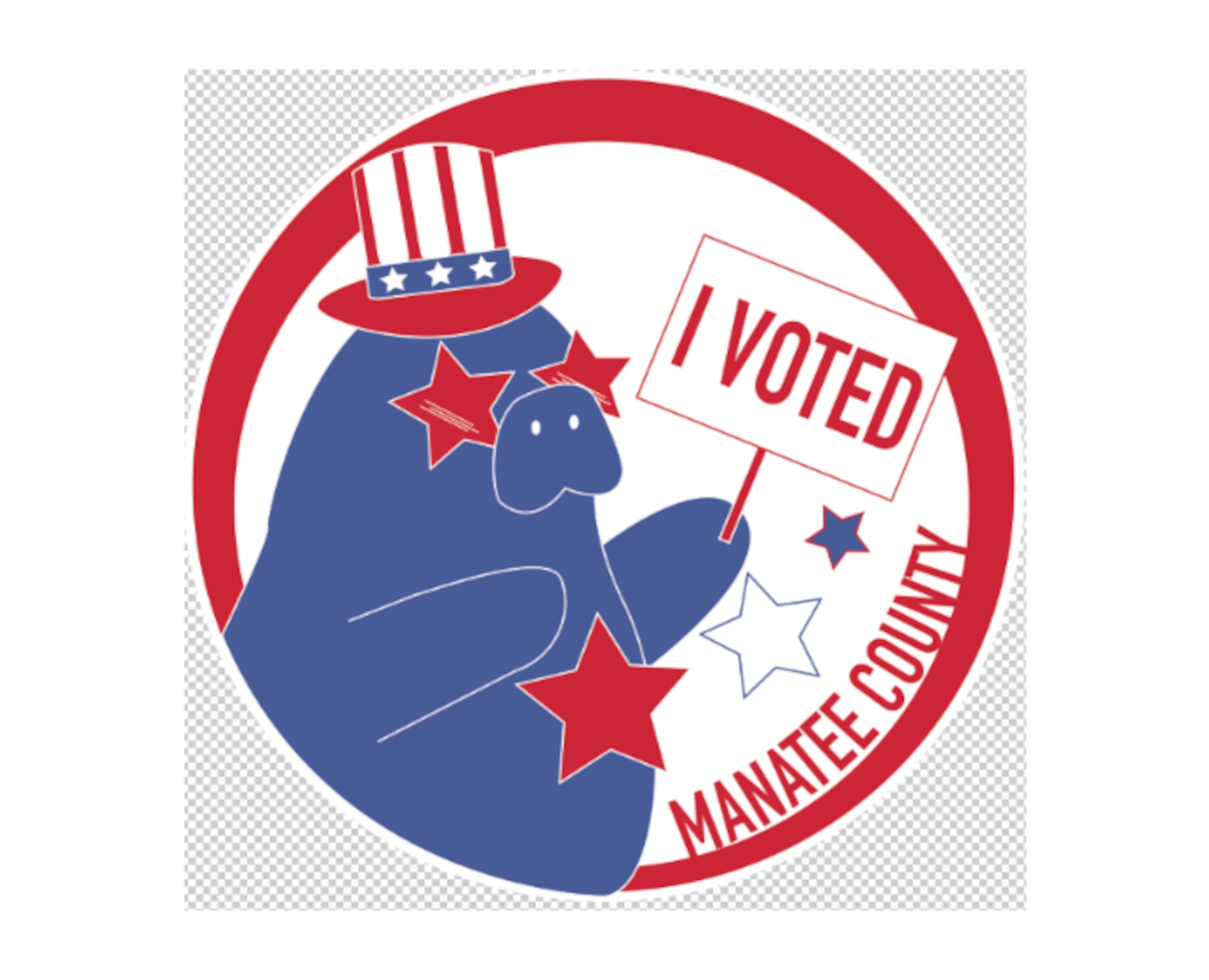 Manatee High senior Johanna Romero-Capula's patriotic manatee was the 2022 winner in -- where else? -- Manatee County, Florida.