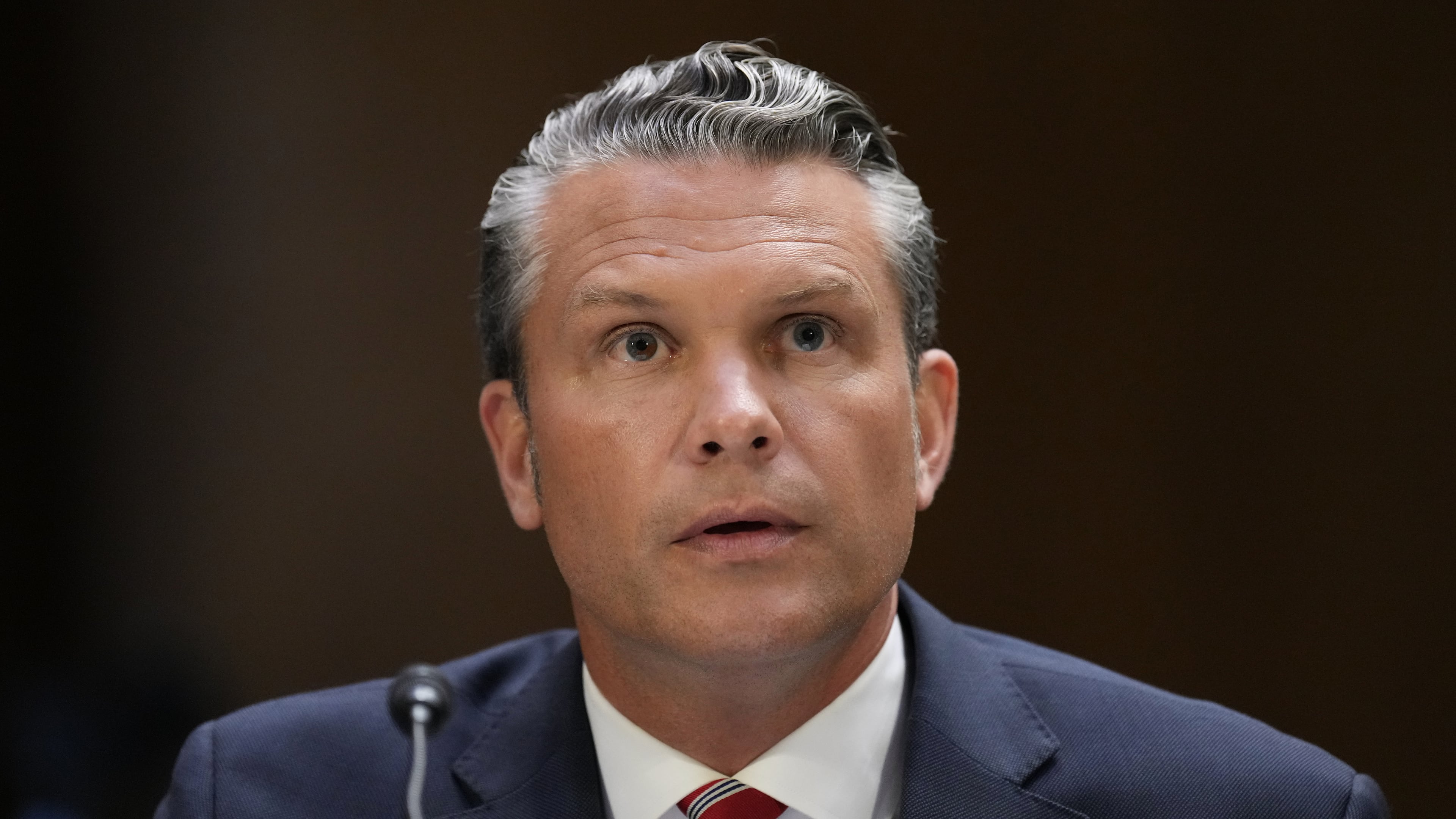 Defense Secretary Pete Hegseth testifies at a Senate Appropriations Committee hearing, Tuesday, July 21, 2026, on Capitol Hill in Washington. (AP Photo/Jacquelyn Martin)
