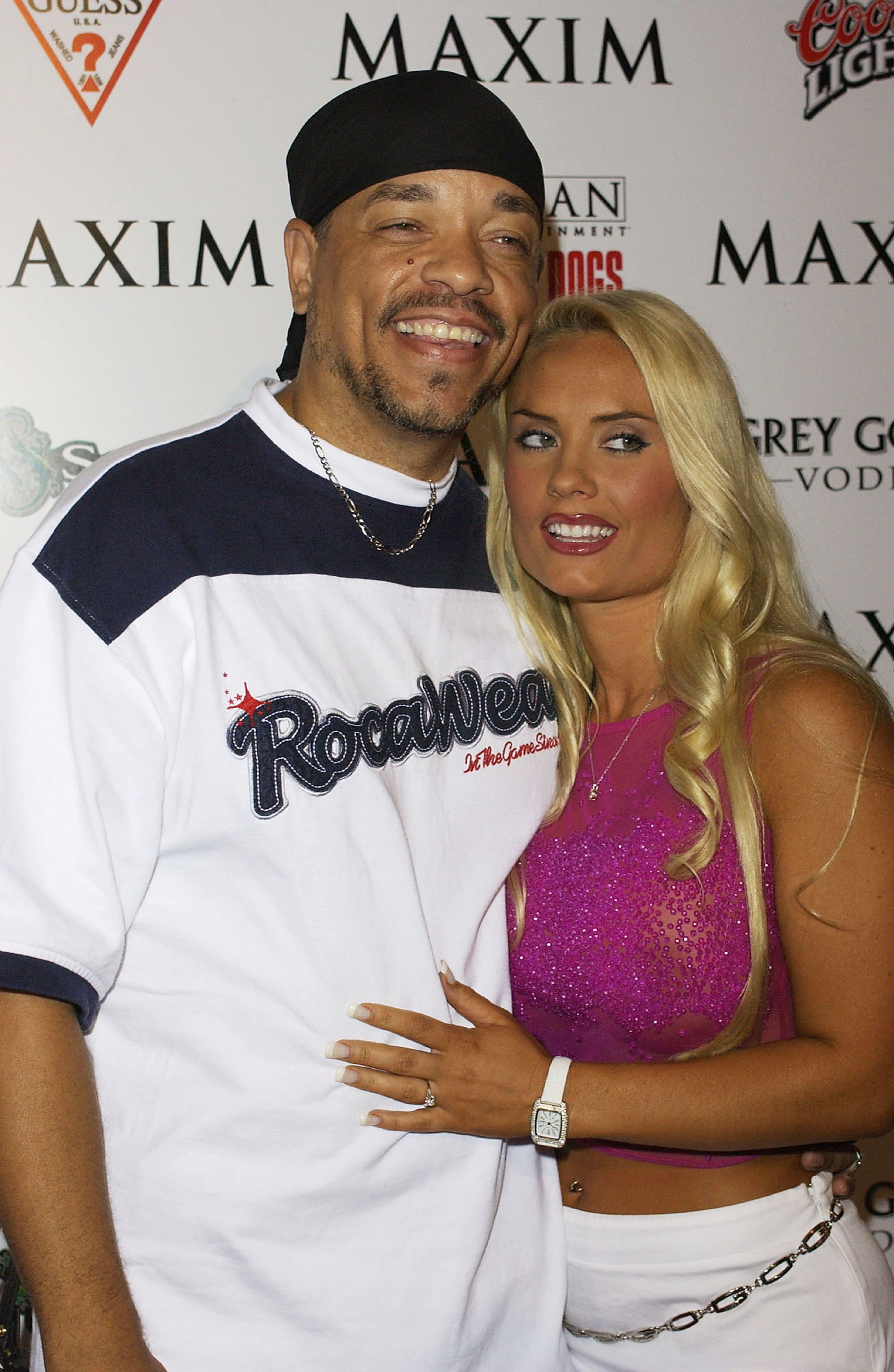 Ice-T and Coco attend the "Reservoir Dogs" 10 year anniversary cocktail party at Trust on August 27, 2002 in New York City, New York. (Photo by Edwine Seymour/Getty Images)