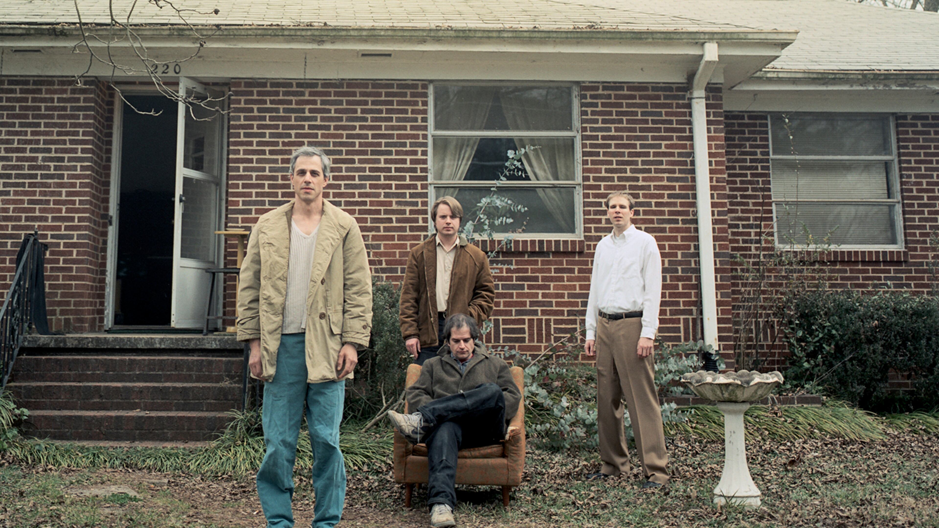 The Glands: Ross Shapiro (left), Craig McQuiston, Doug Stanley (seated) and Joe Rowe in 2000.