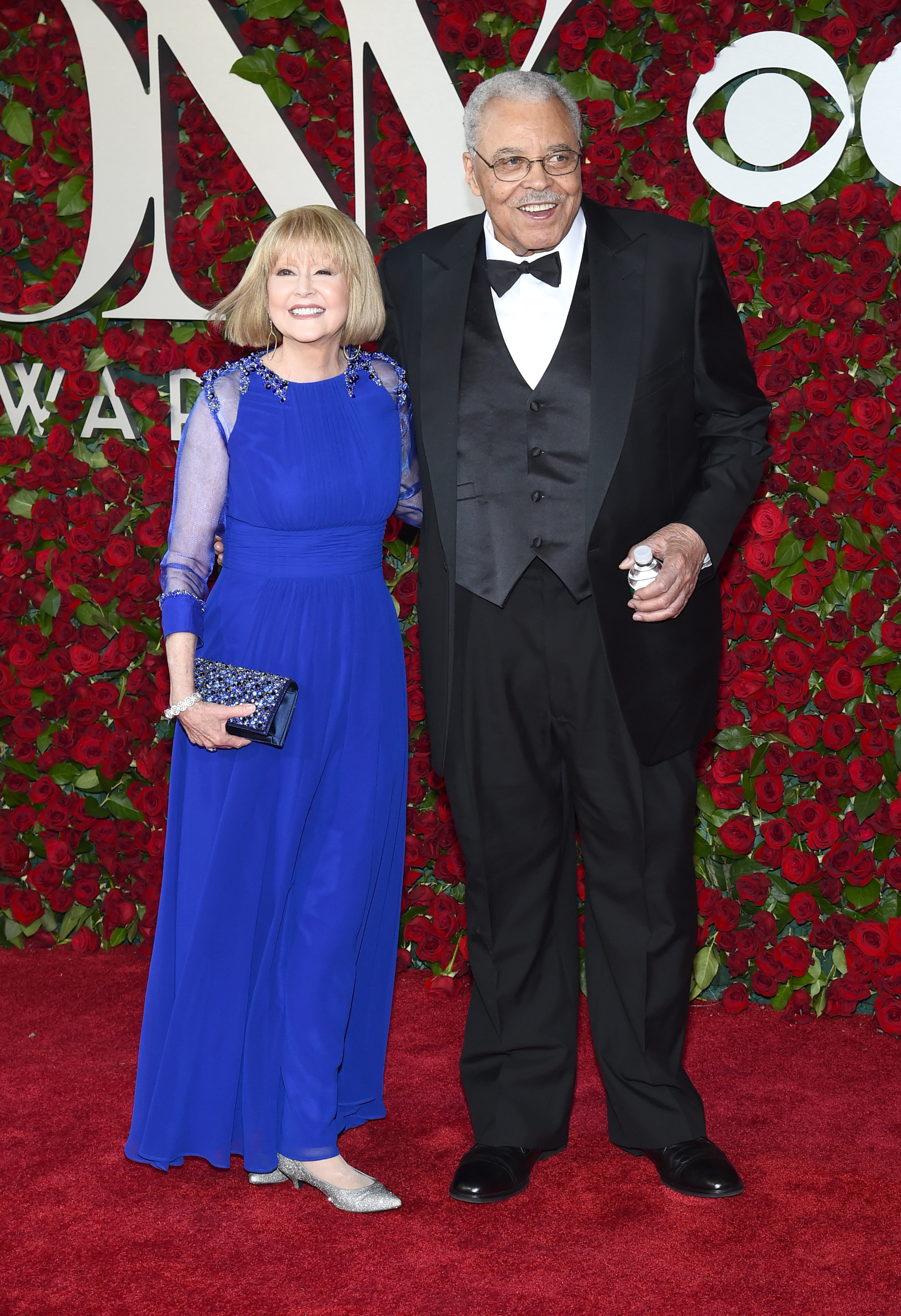 Cecilia Hart, left, and James Earl Jones arrive at the Tony Awards at the Beacon Theatre on Sunday, June 12, 2016, in New York. (Photo by Charles Sykes/Invision/AP)