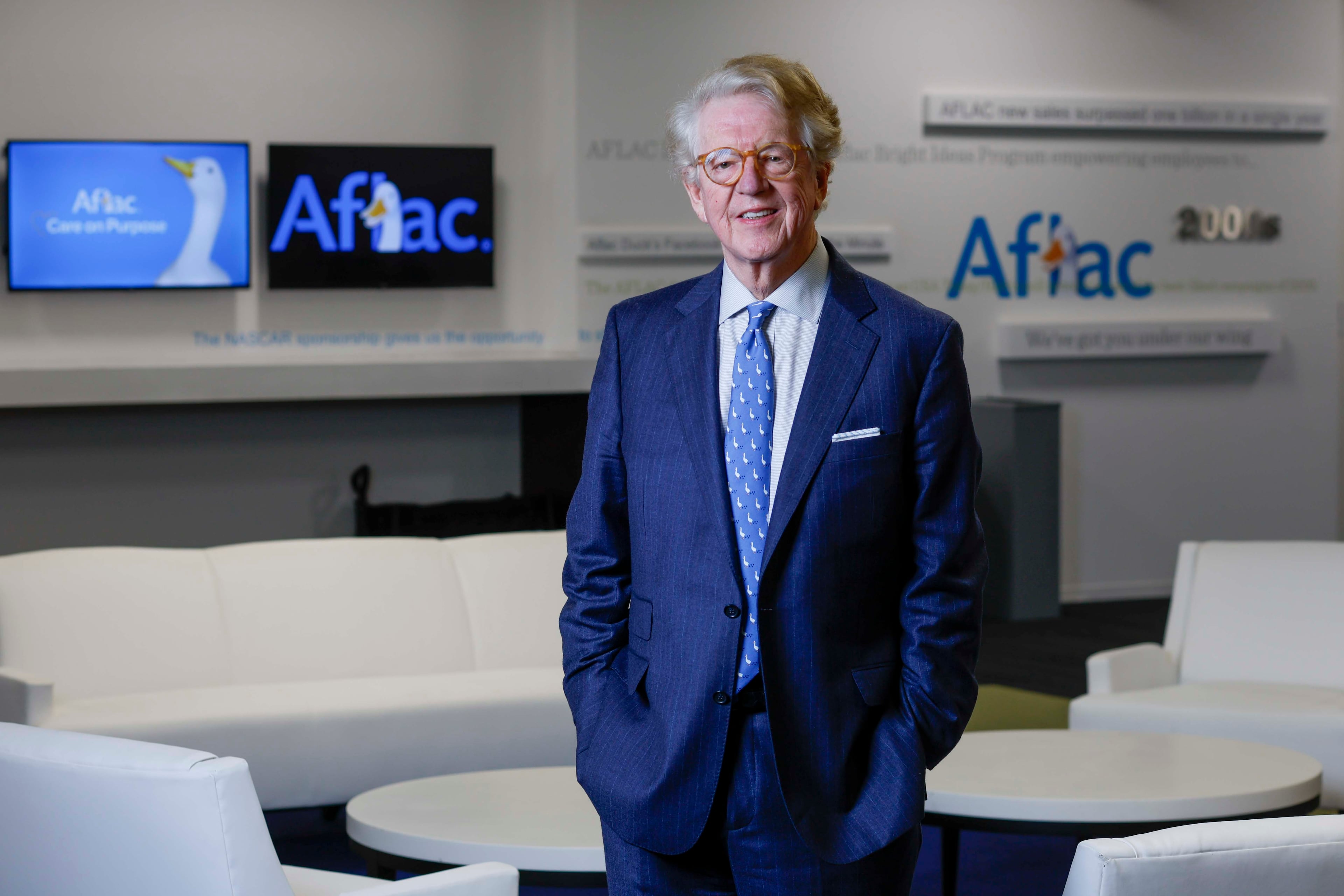 Dan Amos has been Aflac's CEO since 1990, when he took over from his uncle, John. Dan and John Amos are the only two CEOs Aflac has had since it was founded in 1955. (Miguel Martinez/AJC)