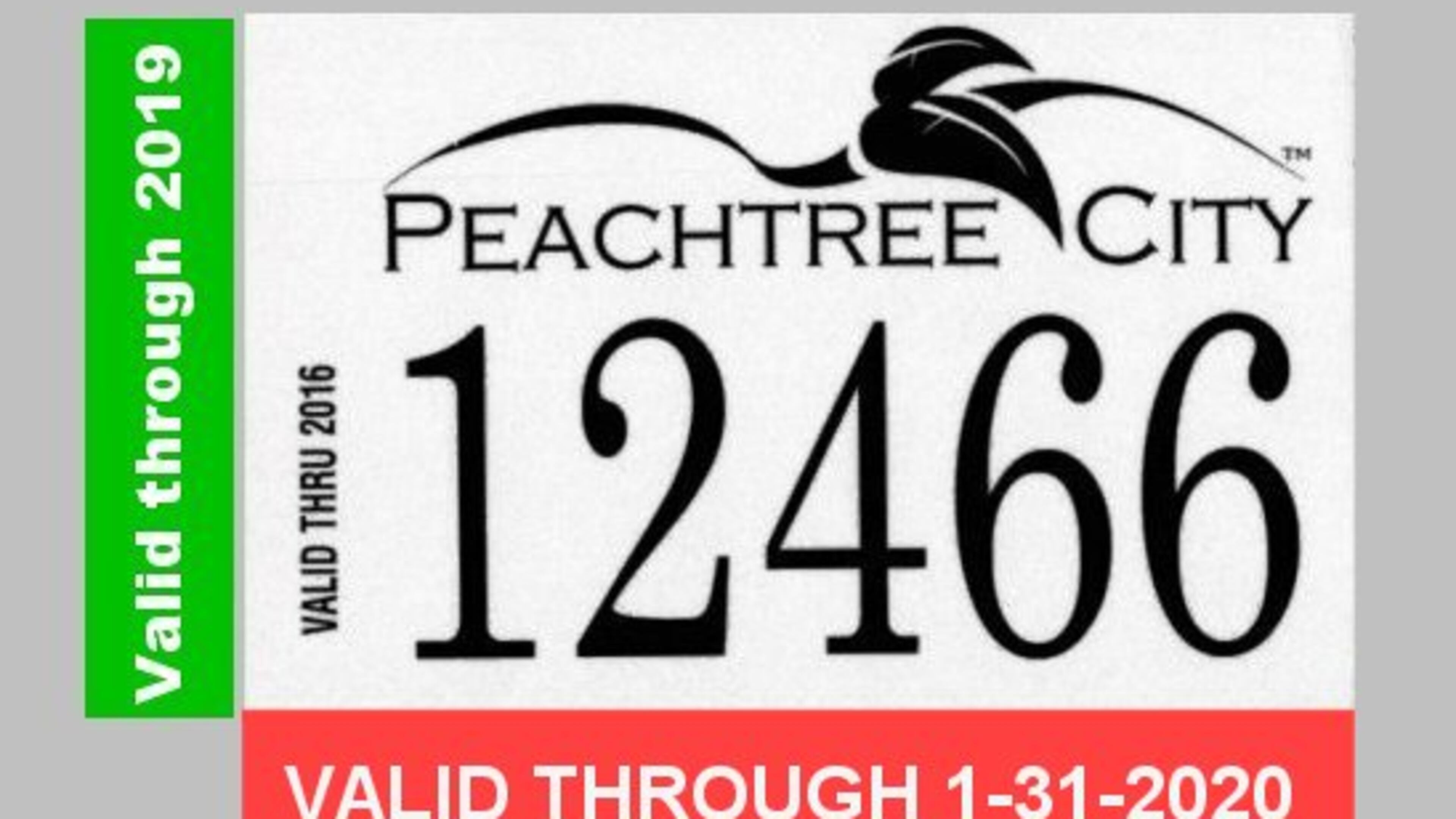 Registration stickers for non-Peachtree City residents’ golf carts may come with a higher price tag next year. Courtesy Peachtree City