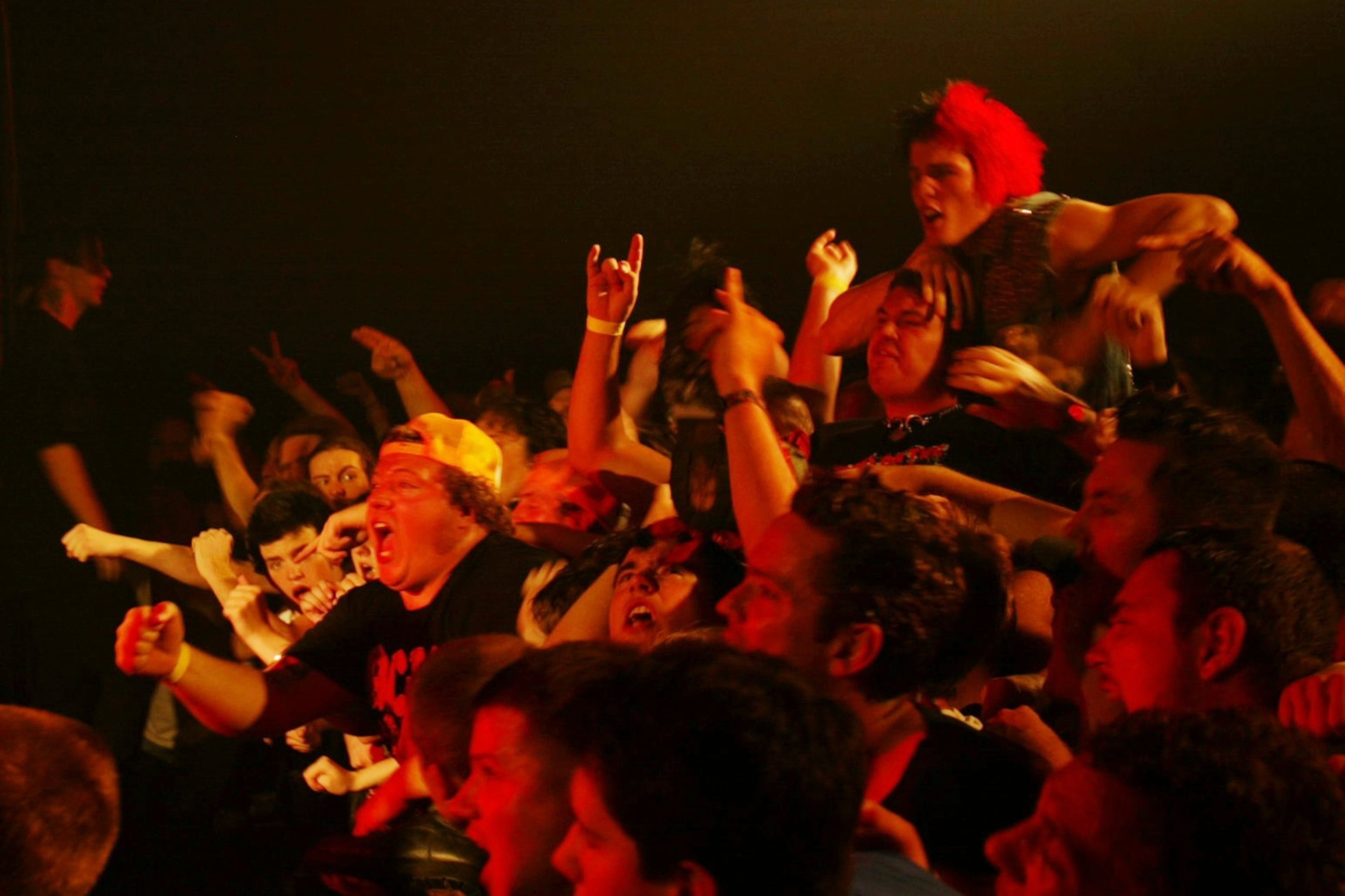 2003 -- The crowd gets into the show as the Circle Jerks perform in Masquerade's Heaven.