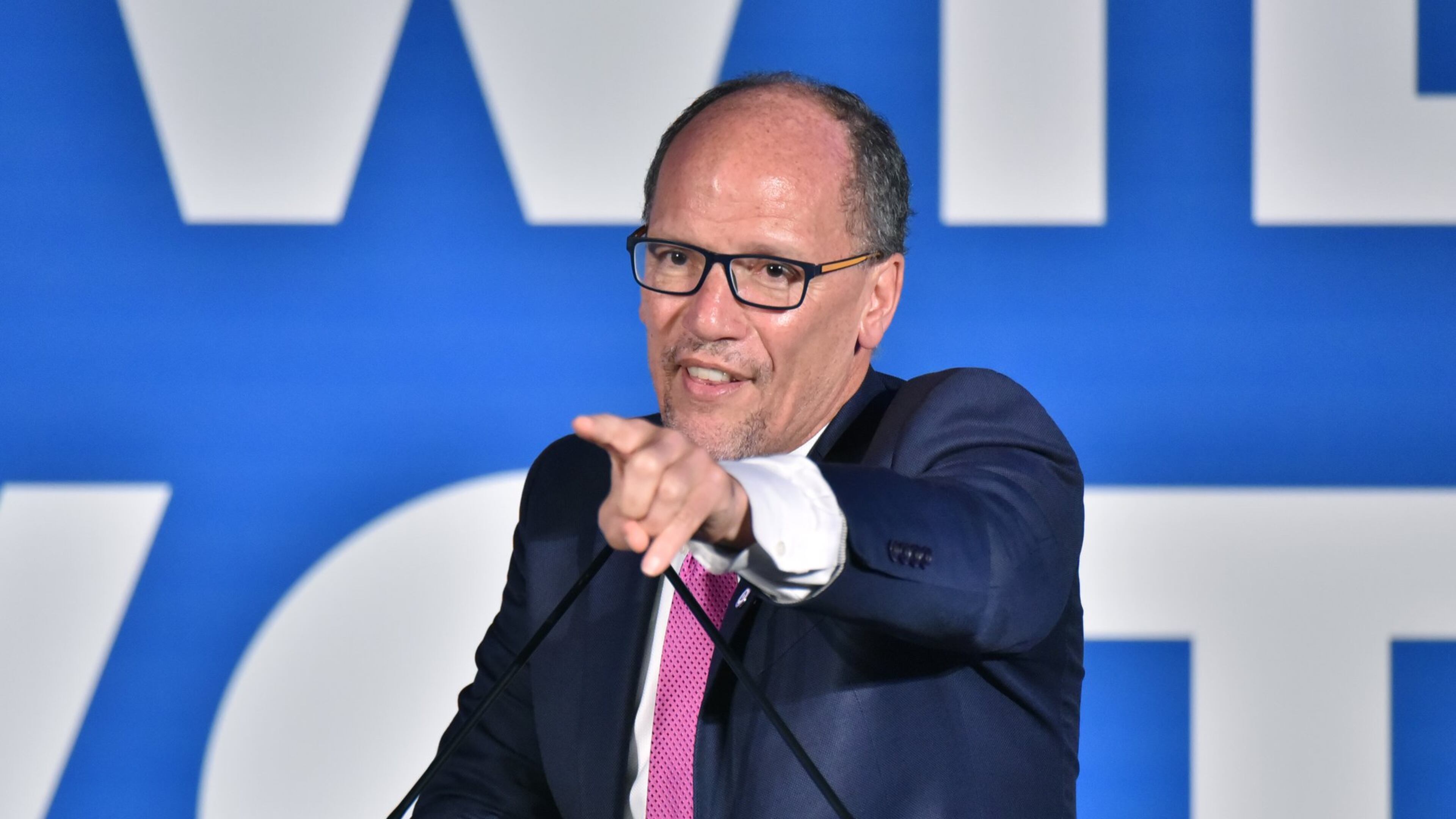 Democratic National Committee Chairman Tom Perez, shown at the party’s IWillVote Gala in June in Atlanta, often describes Georgia as “on the brink of turning blue.” But Georgia Democrats have expressed concerns that the national party has yet to invest any resources in the state in preparation for the 2020 election. HYOSUB SHIN / HSHIN@AJC.COM