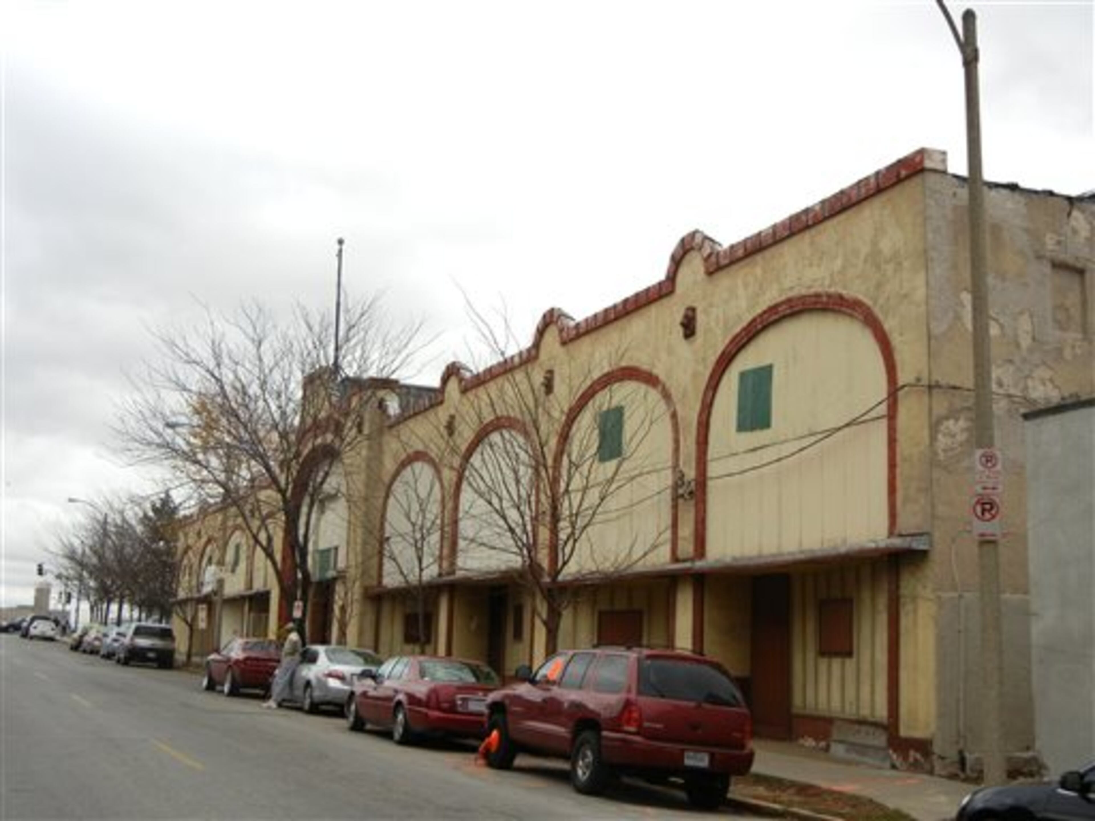 This undated image provided by Michael Allen via the National Trust for Historic Preservation shows the Palladium Building in St. Louis, Mo., one of America's 11 most endangered historic places. The Palladium Building housed a nightclub in the 1940s that, although restricted to a whites-only clientele, played a prominent role in the development of African-American music. Preservationists say it now faces an uncertain future because it is not protected by local or national historic designations. (AP Photo/Michael Allen via National Trust for Historic Preservation)