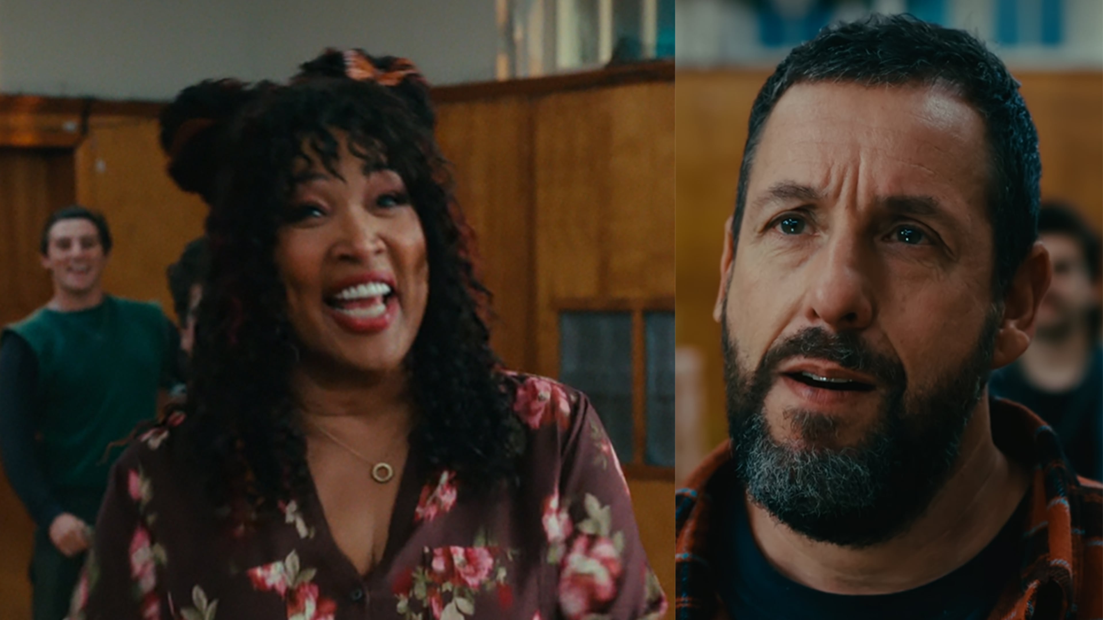 In "Happy Gilmore 2," Kym Whitley plays Bessie, part of Happy’s (Adam Sandler) alcohol recovery group. (Netflix)