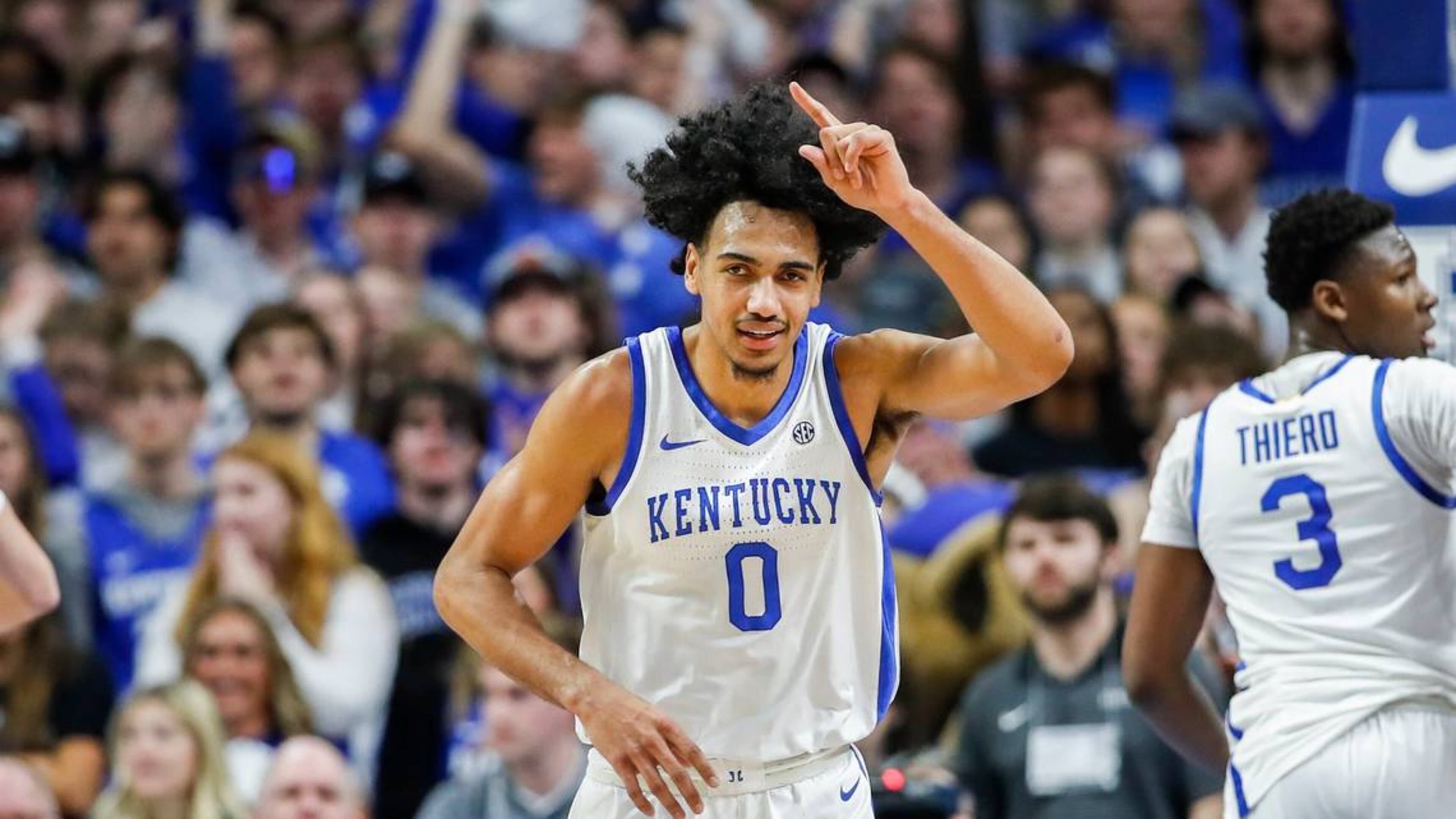 The Hawks signed former Kentucky forward Jacob Toppin to a two-way contract on March 4, just six weeks before the end of the regular season. (Silas Walker/Lexington Herald-Leader/TNS 2023)