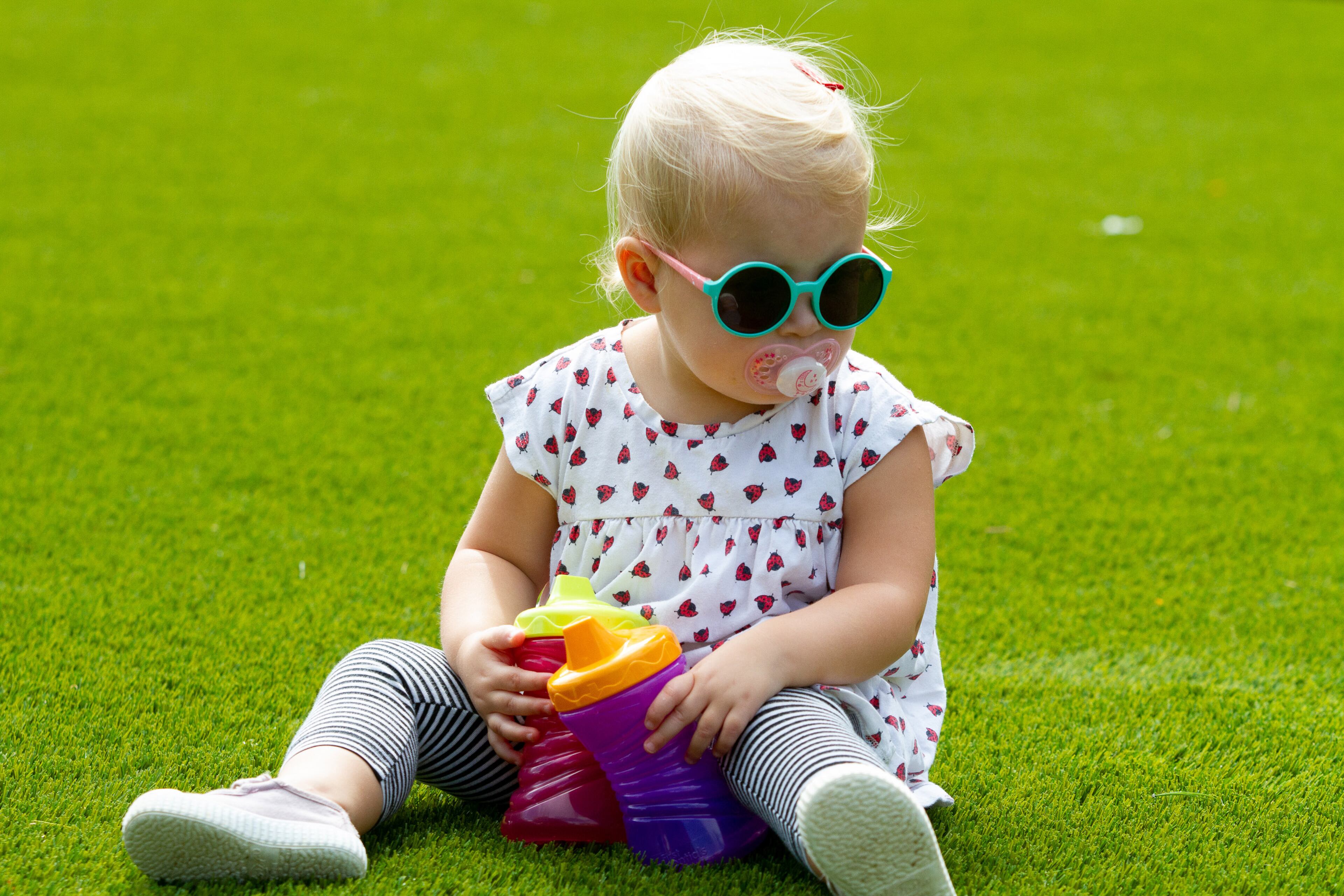 Vada Cate Morris, 1, waits for the start of the Children's Parade during the AJC Decatur Book Festival on Sunday, September 1, 2019. STEVE SCHAEFER / SPECIAL TO THE AJC