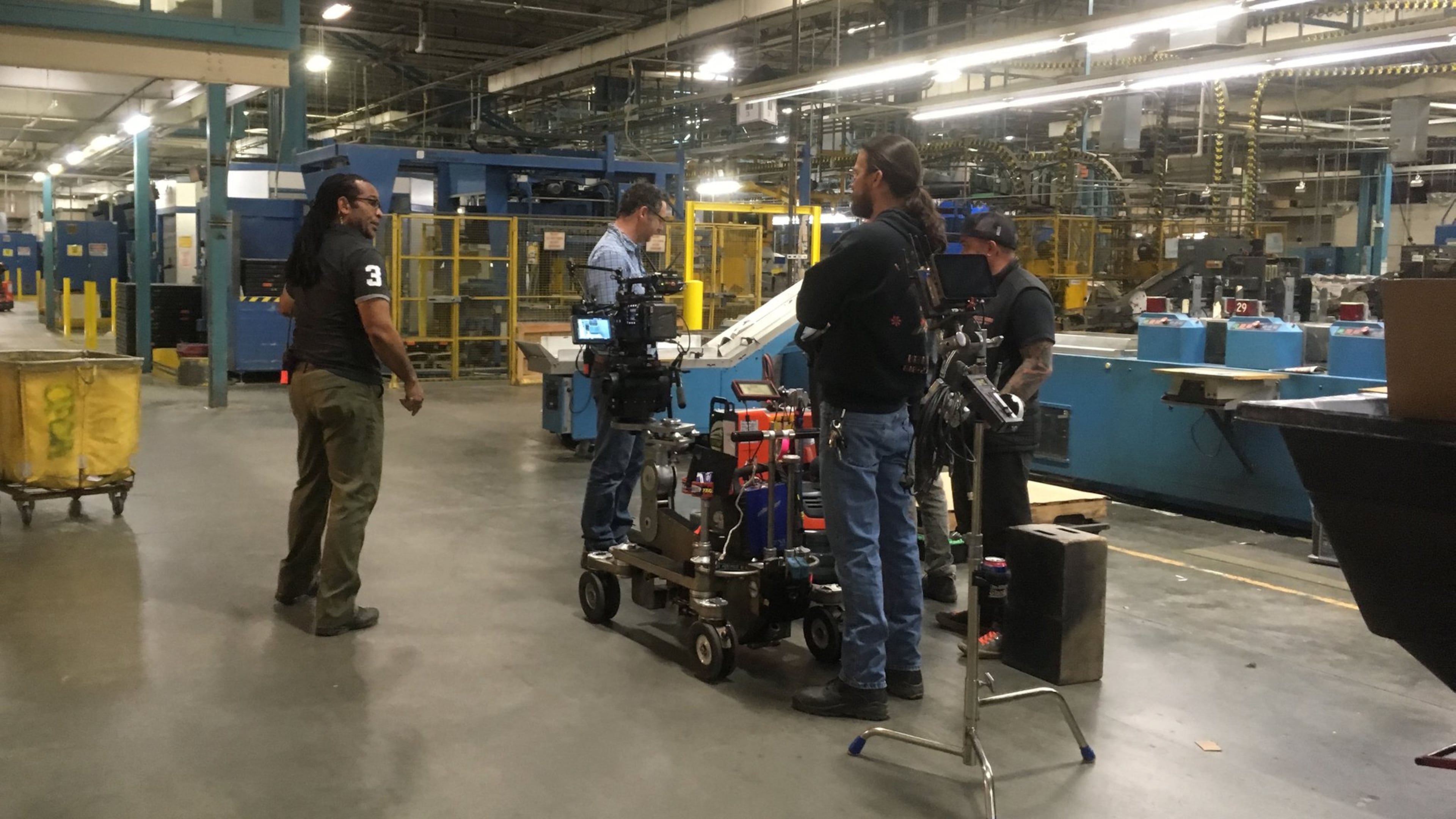 Inside the AJC’s Gwinnett County plant. Photo: Jennifer Brett, jbrett@ajc.com