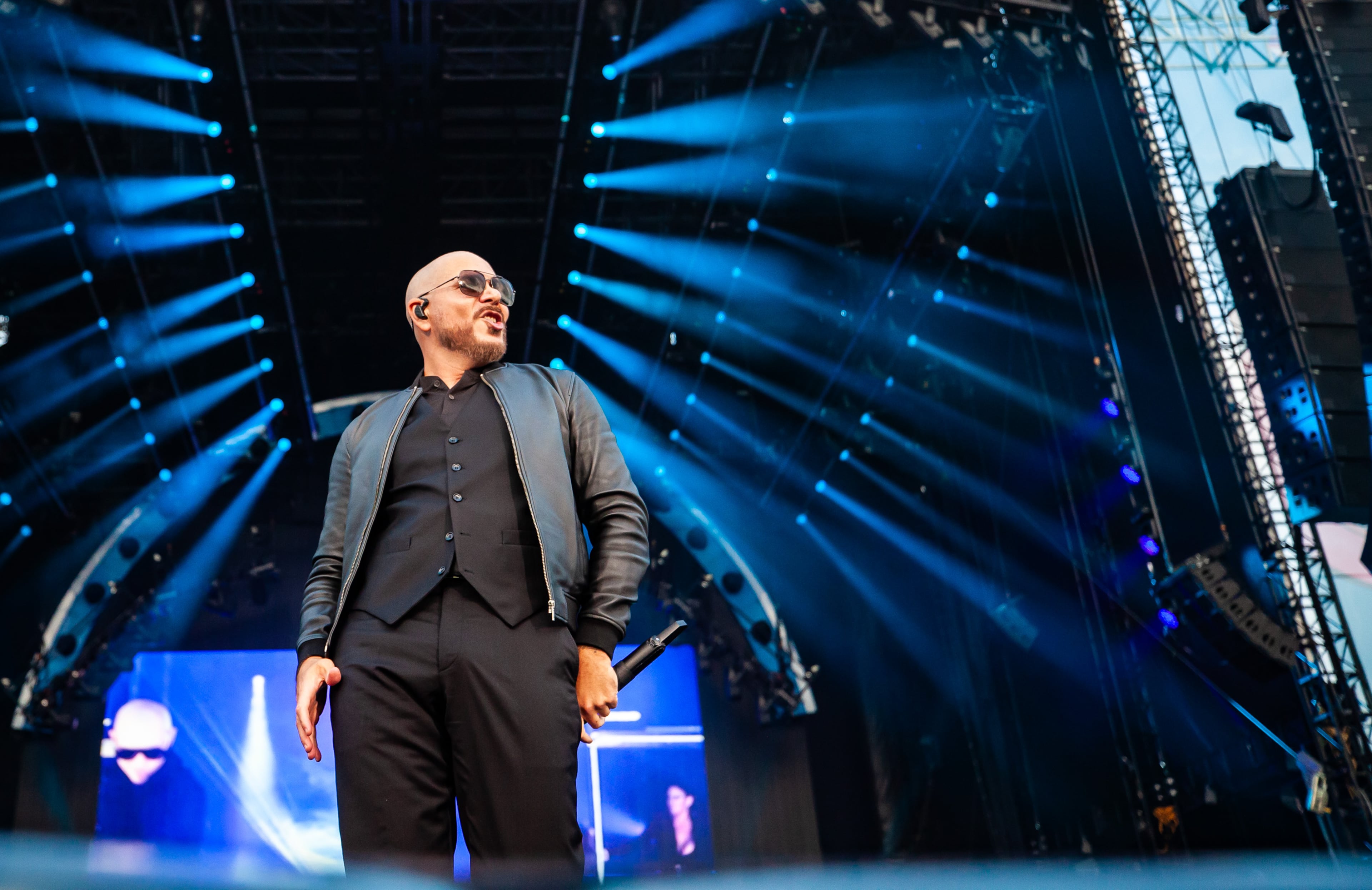 65005e0fbc5eef4376d48cac Atlanta, Ga: Pitbull brought all the hits, dances, and hype having the crowd jumping start to finish during his set. Photo taken Friday September 15, 2023 at Piedmont Park. 65005e0fbc5eef4376d48cac (RYAN FLEISHER FOR THE ATLANTA JOURNAL-CONSTITUTION)