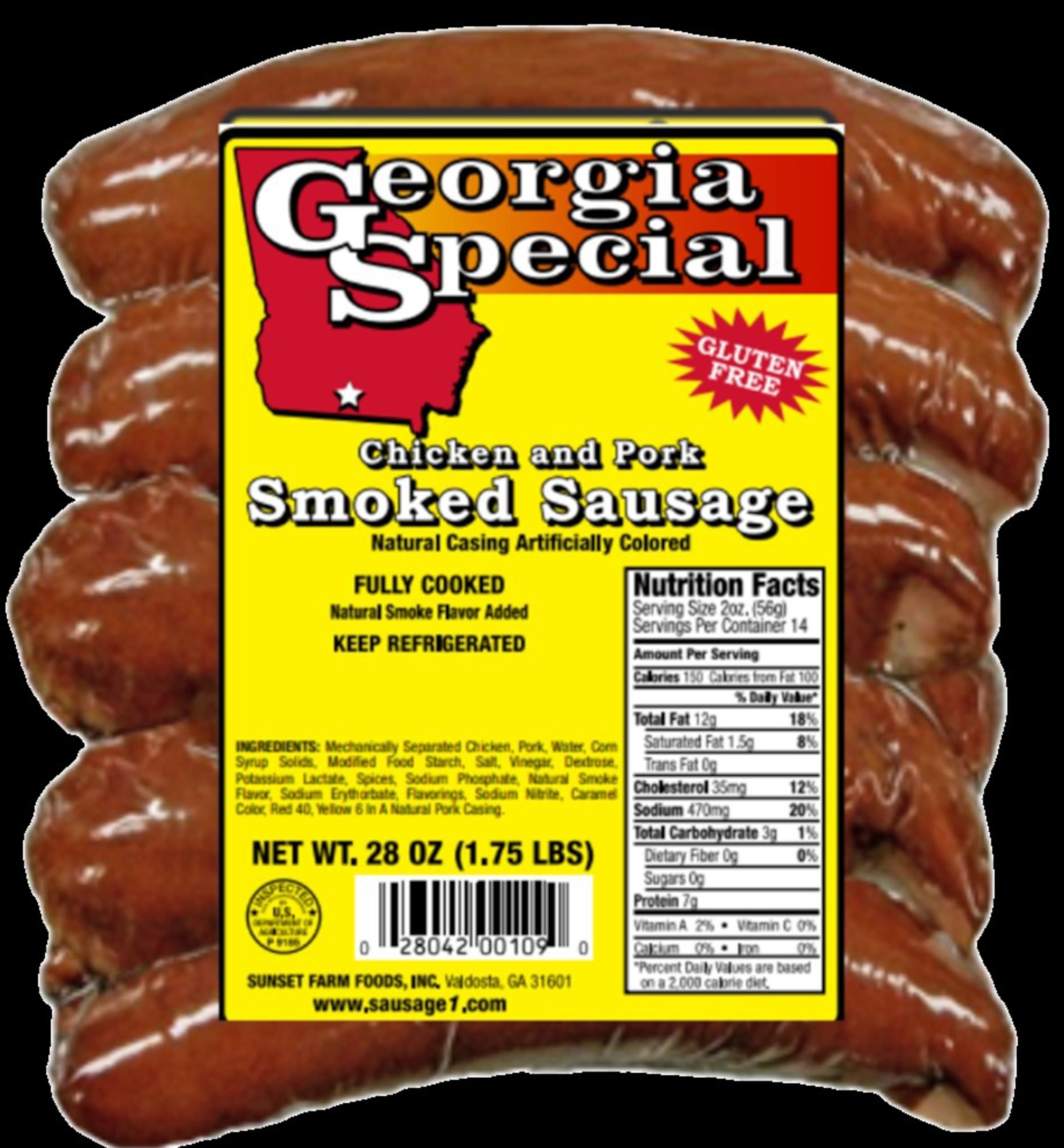 Chicken and pork sausage was added to the Sunset Farm Foods product line in the 1980s as a result of customer requests. (Courtesy of Sunset Farm Foods)