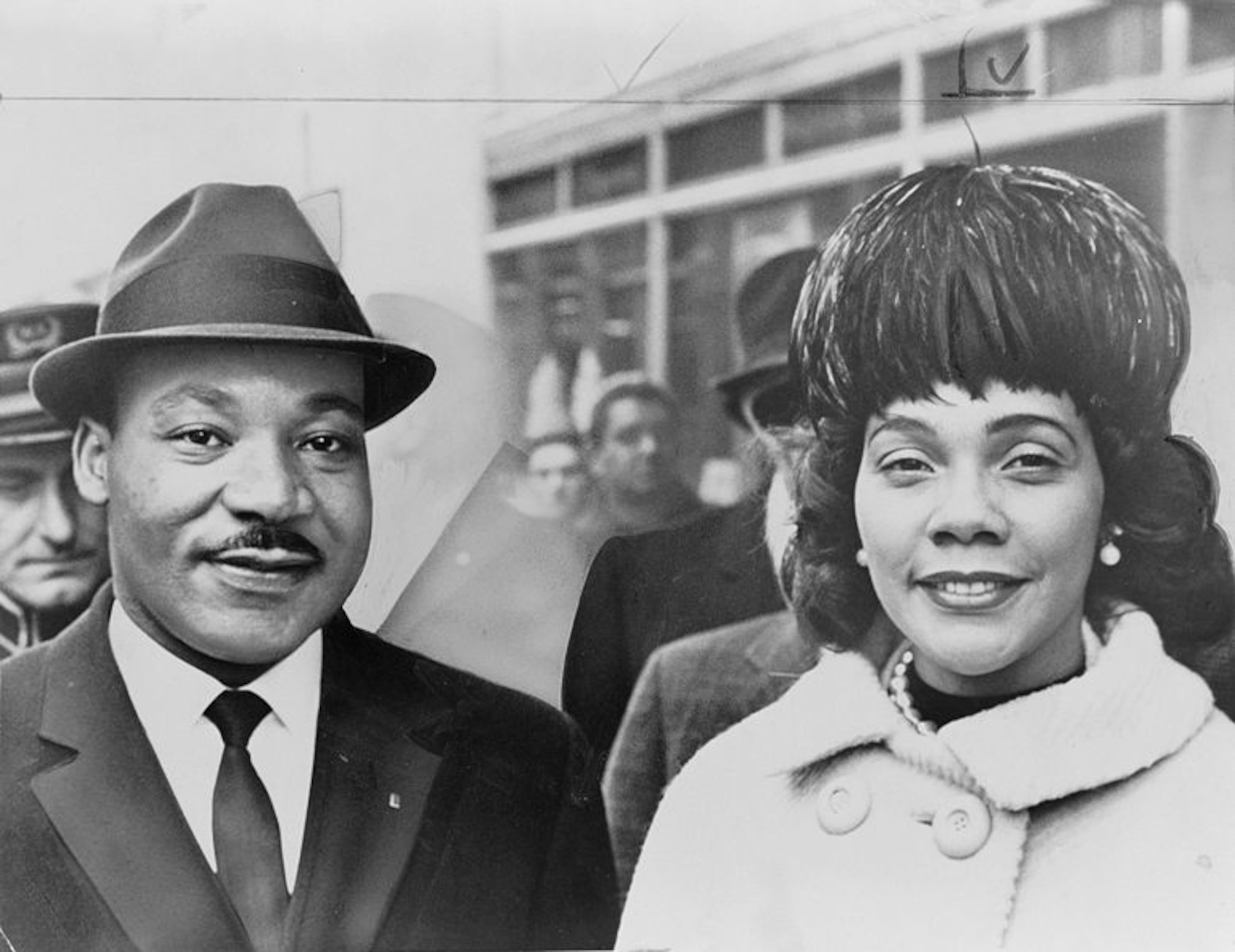 Martin Luther King, Jr. and Coretta Scott King. 1964