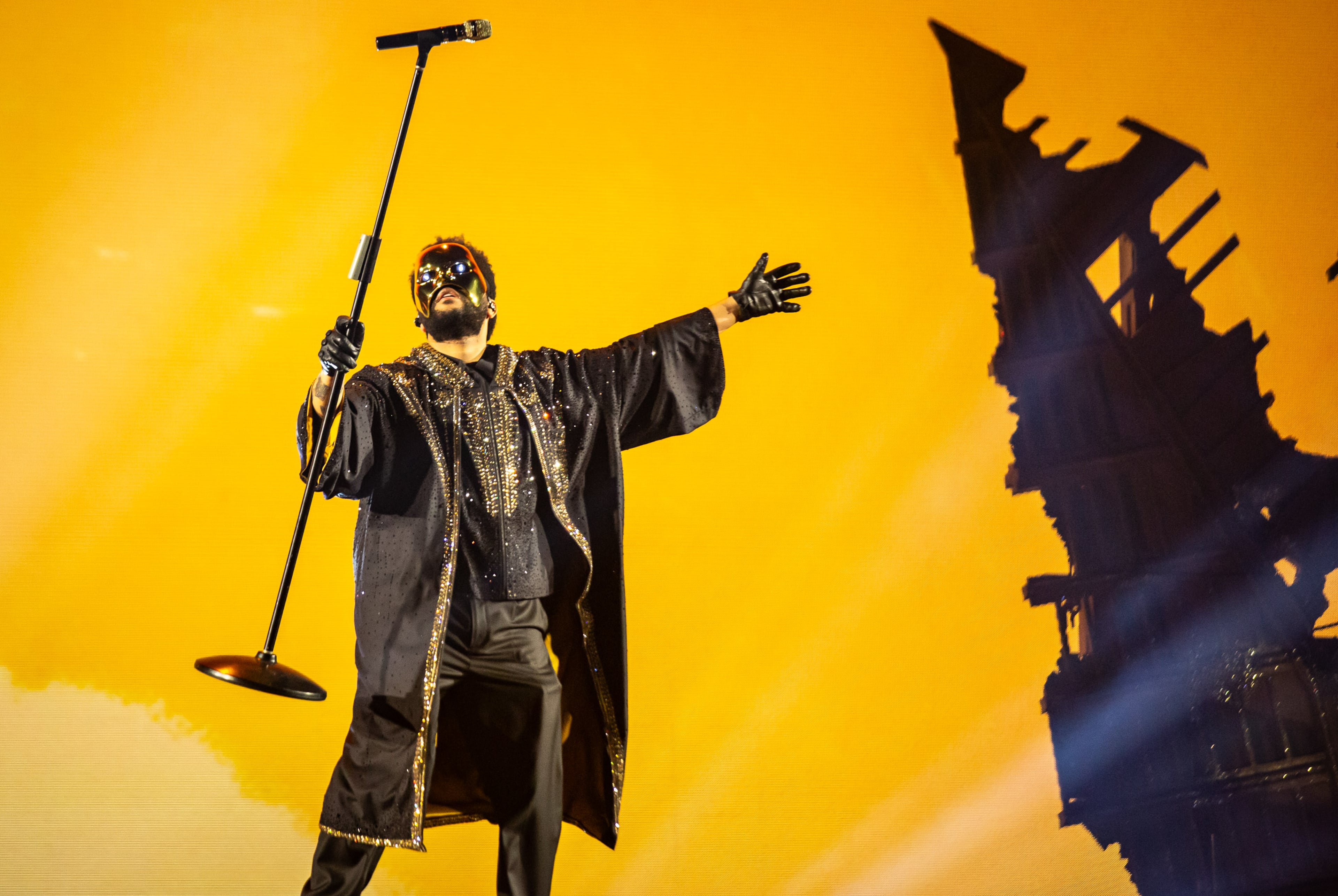 Across roughly 40 songs in two hours, The Weeknd gave yearning Atlanta fans a show to remember on Thursday, Aug. 21, 2025. (Ryan Fleisher for the AJC)