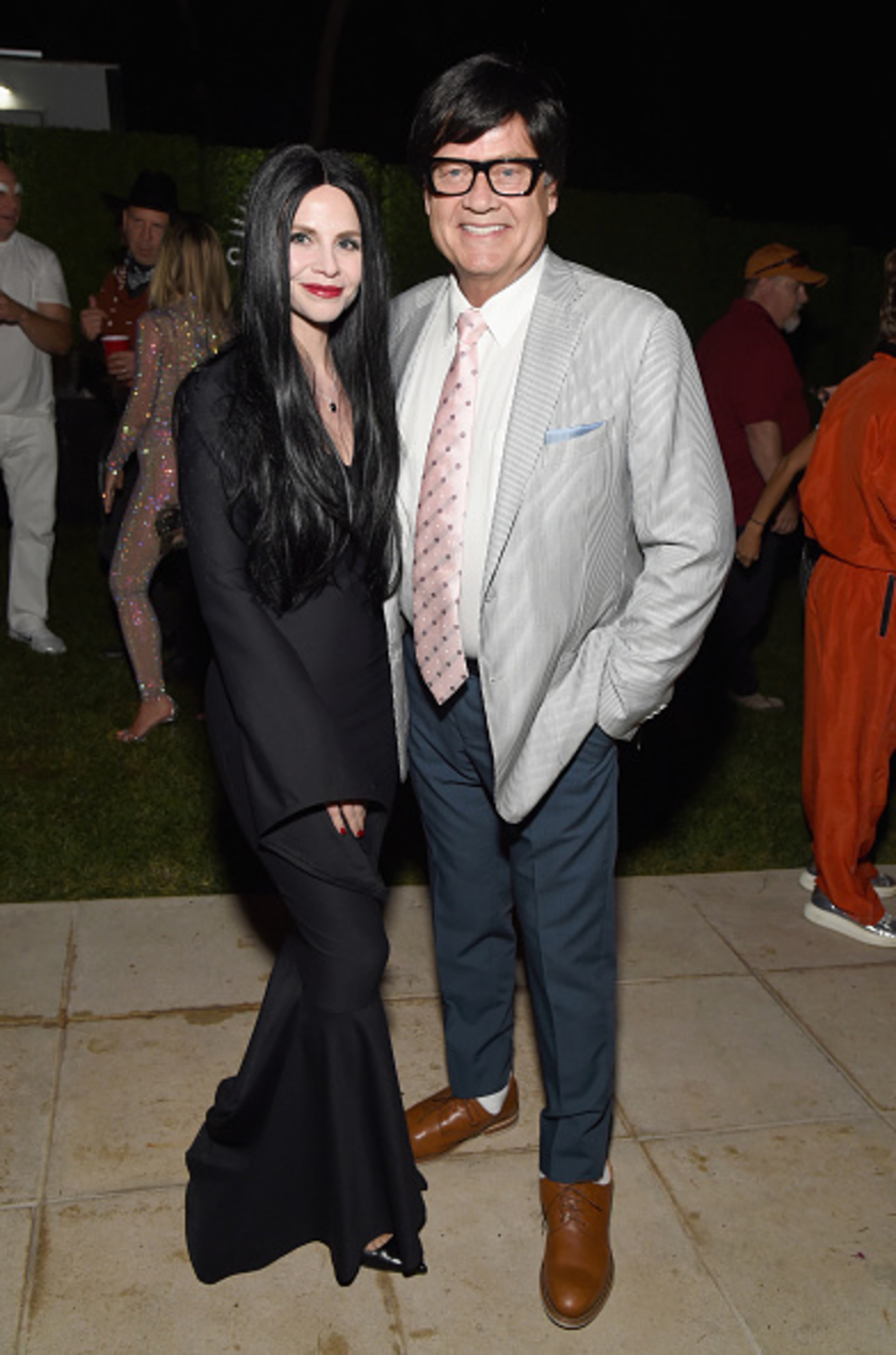 BEVERLY HILLS, CA - OCTOBER 26: Kayte Walsh (L) and Kelsey Grammer attend the Casamigos Halloween Party on October 26, 2018 in Beverly Hills, California. (Photo by Michael Kovac/Getty Images for Casamigos)