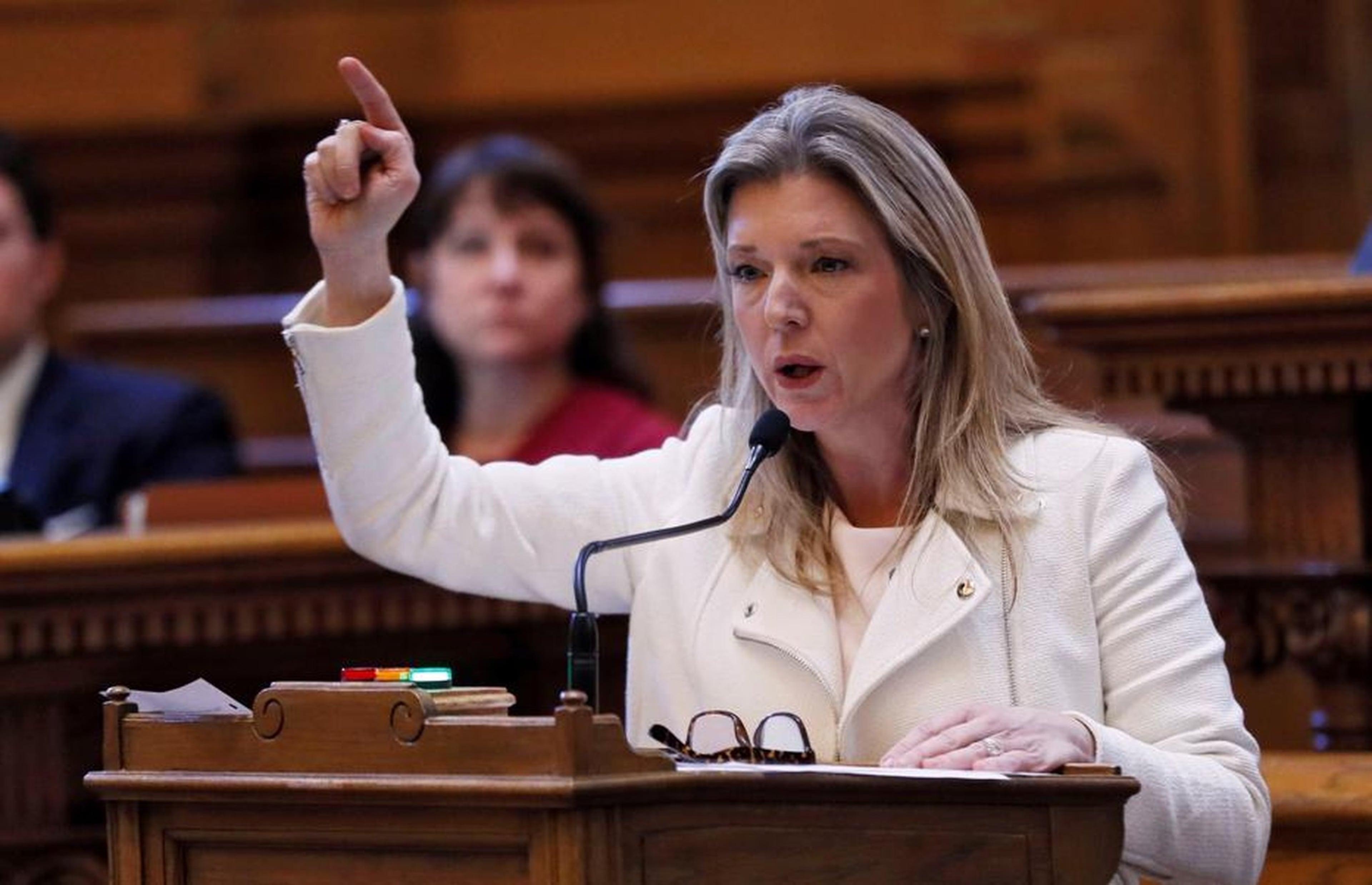 Georgia Sen. Jen Jordan (D-Atlanta) filed a legal challenge Friday to a Consent Agreement between the state’s Department of Environmental Protection and Sterigenics, a Cobb County company that emits the carcinogen ethylene oxide during operations that sterilize medical equipment. (Hyosub Shin / Hyosub.Shin@ajc.com)
