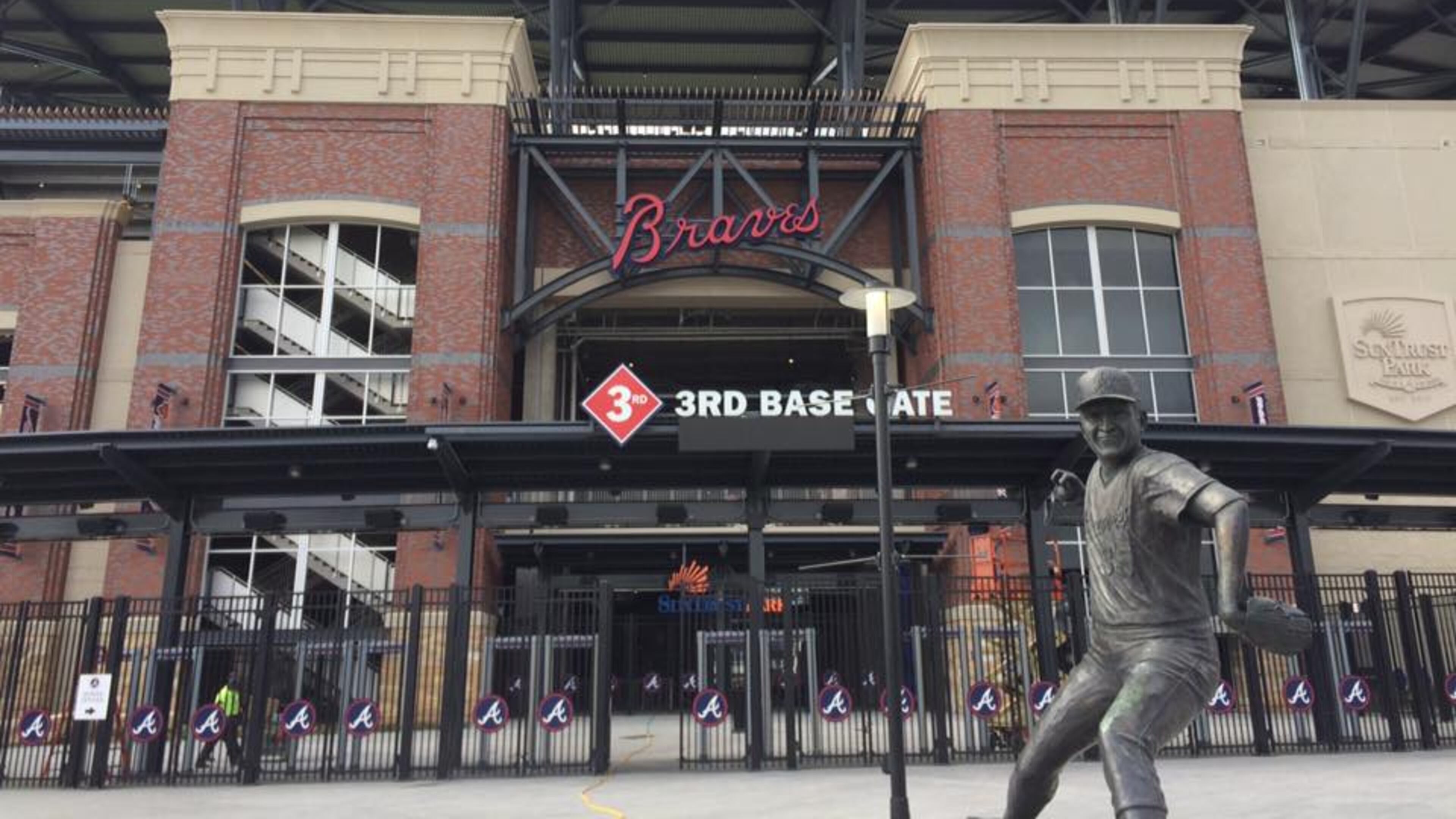 The Atlanta Braves and Cobb County want fans to buy tickets and parking in advance.