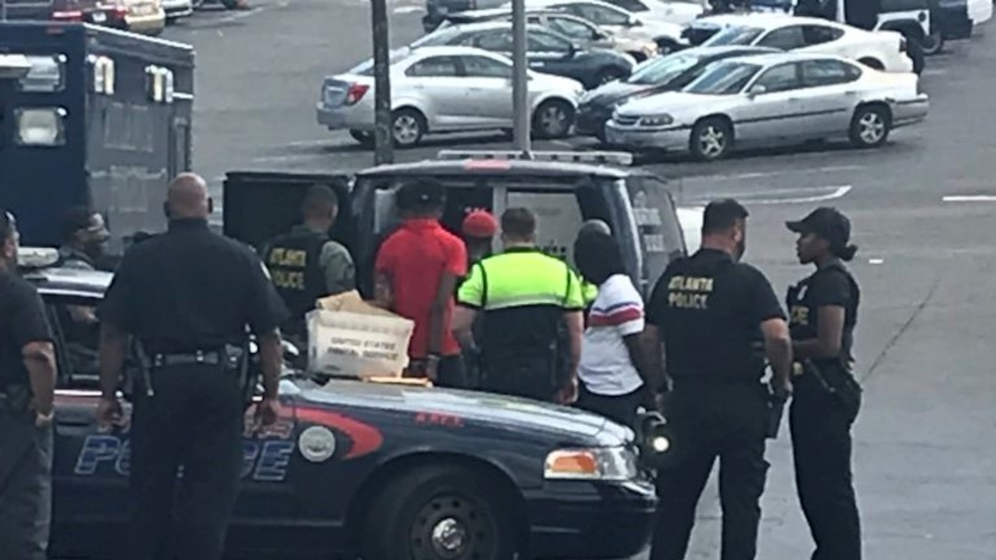 Police said 11 men have been arrested on drug and gang-related charges at The Mall West End.