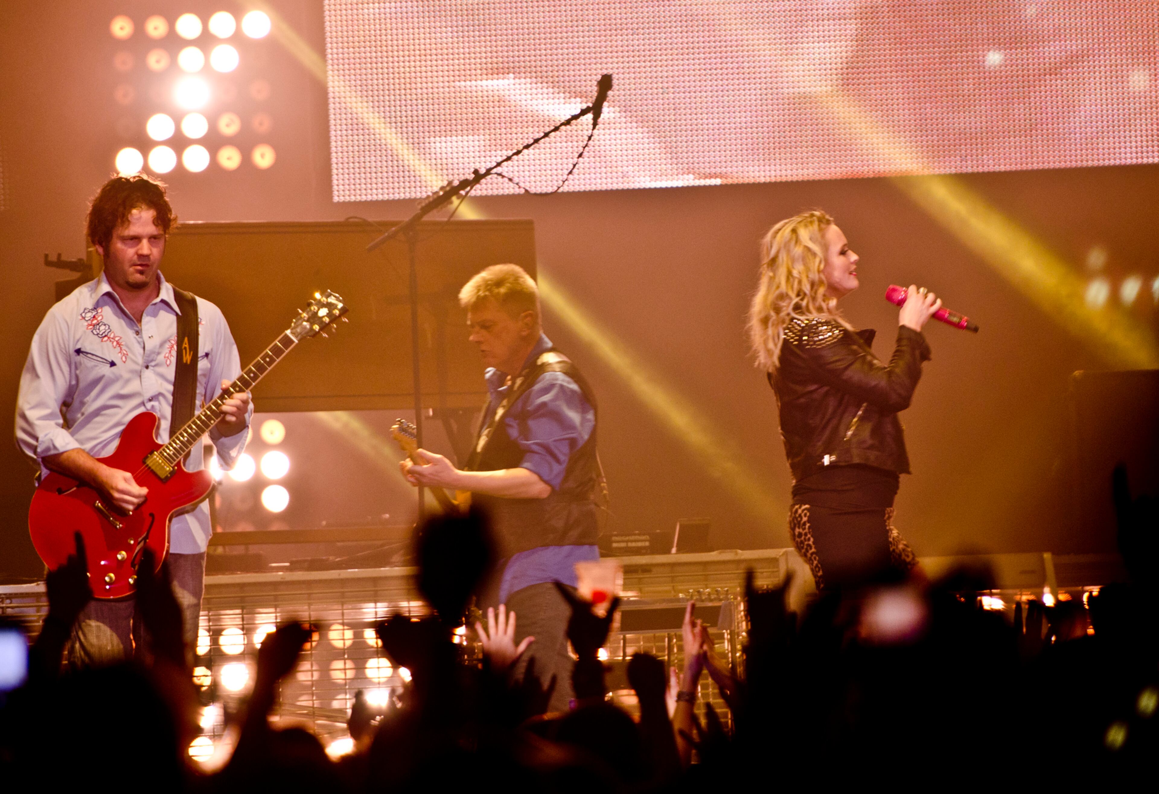 Miranda Lambert delighted a sold-out Ervin J. Nutter Center crowd during her Locked and ReLoaded Tour with Dierks Bentley in Fairborn, Ohio.
