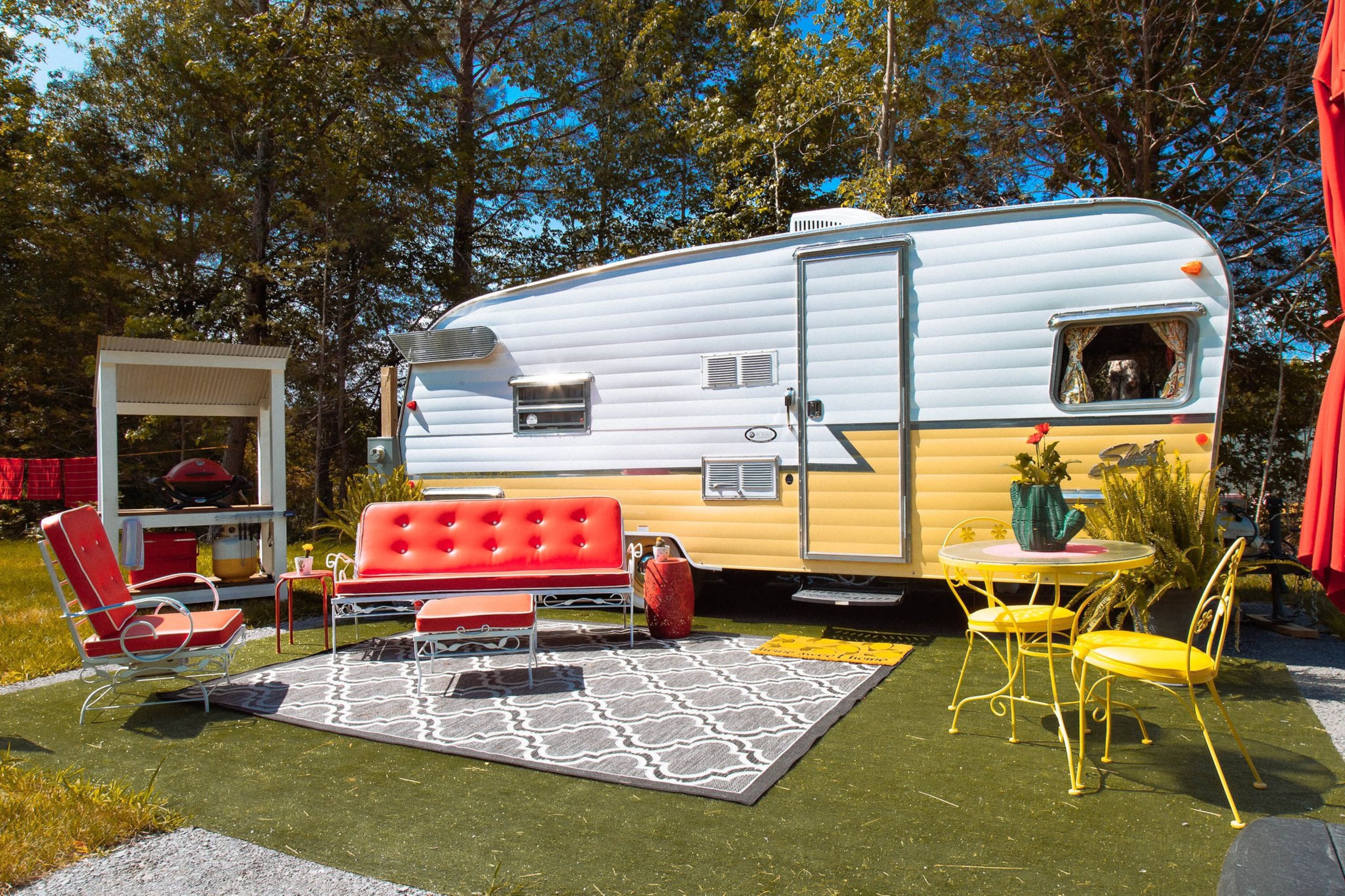 An ideal getaway for small groups is Sulfur Ridge Shasta Camp, featuring three fully stocked vintage campers that each sleep two in Bloomington, Tennessee. Contributed