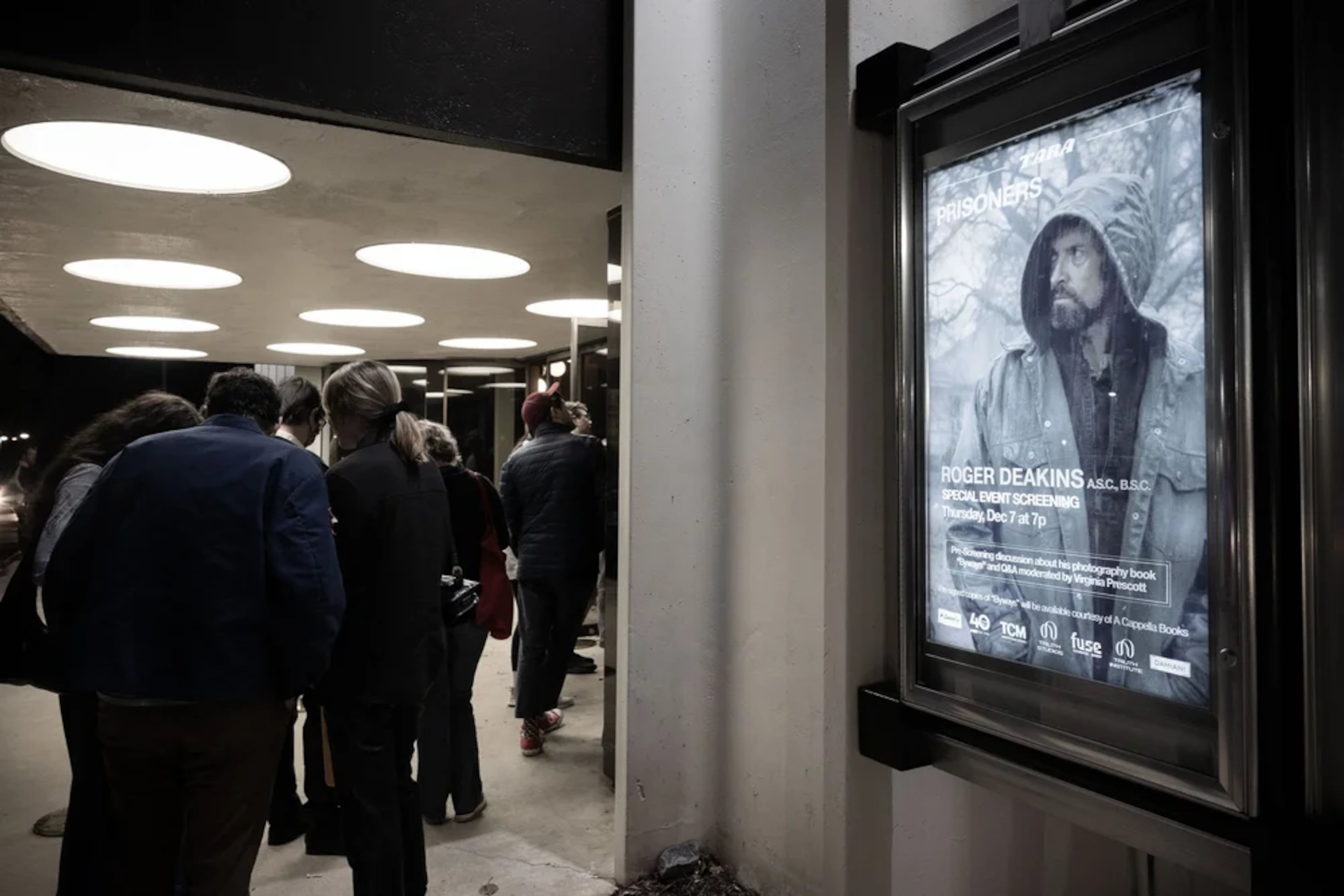 The Tara Theatre screened "Prisoners" in 2023 with Roger and James Deakins in attendance.