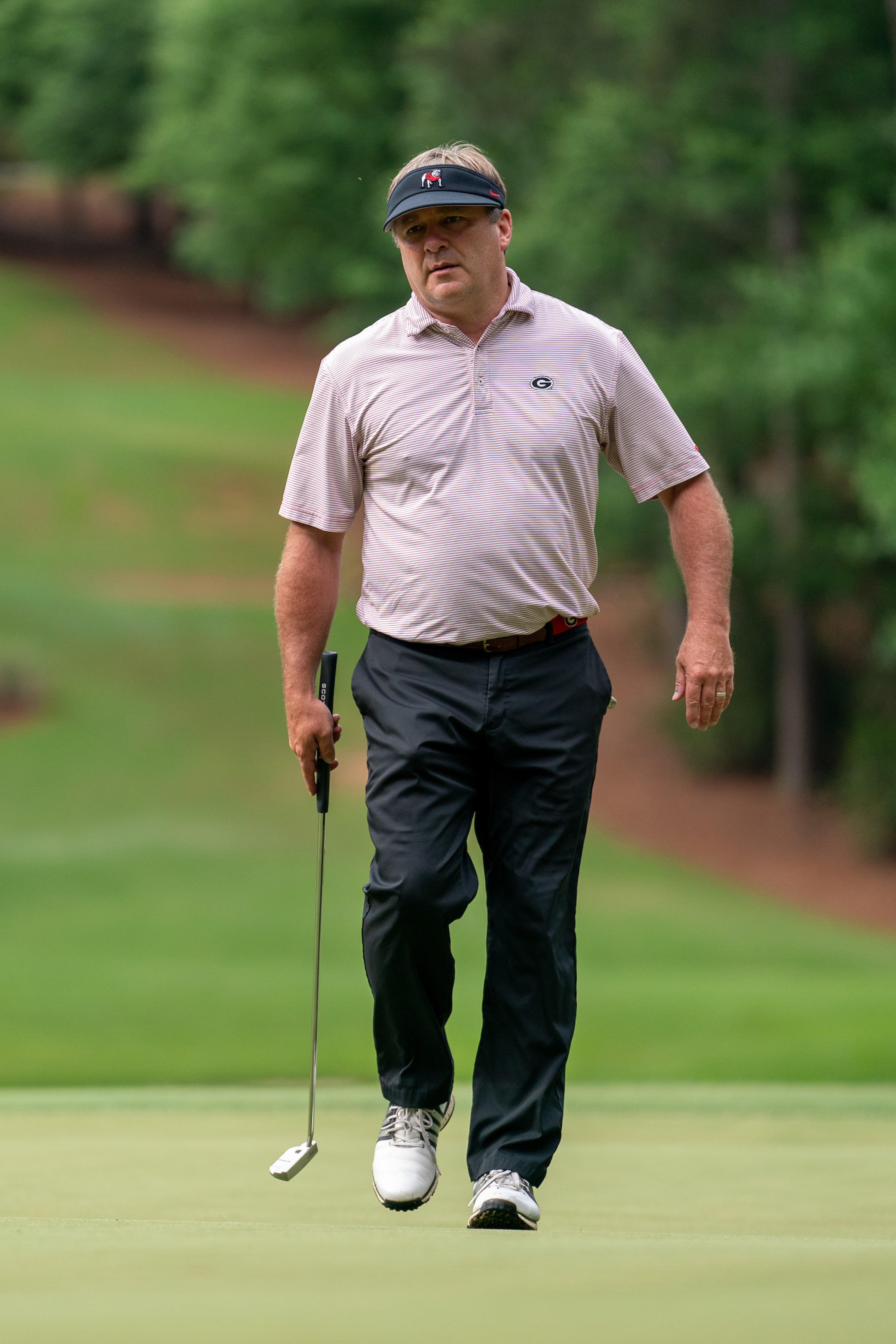 Coach Smart’s winnings will go to the Kirby Smart Family Foundation, which focuses on being champions in the community by supporting and giving back to needy children and families facing adversity. Photos by Paul Abell