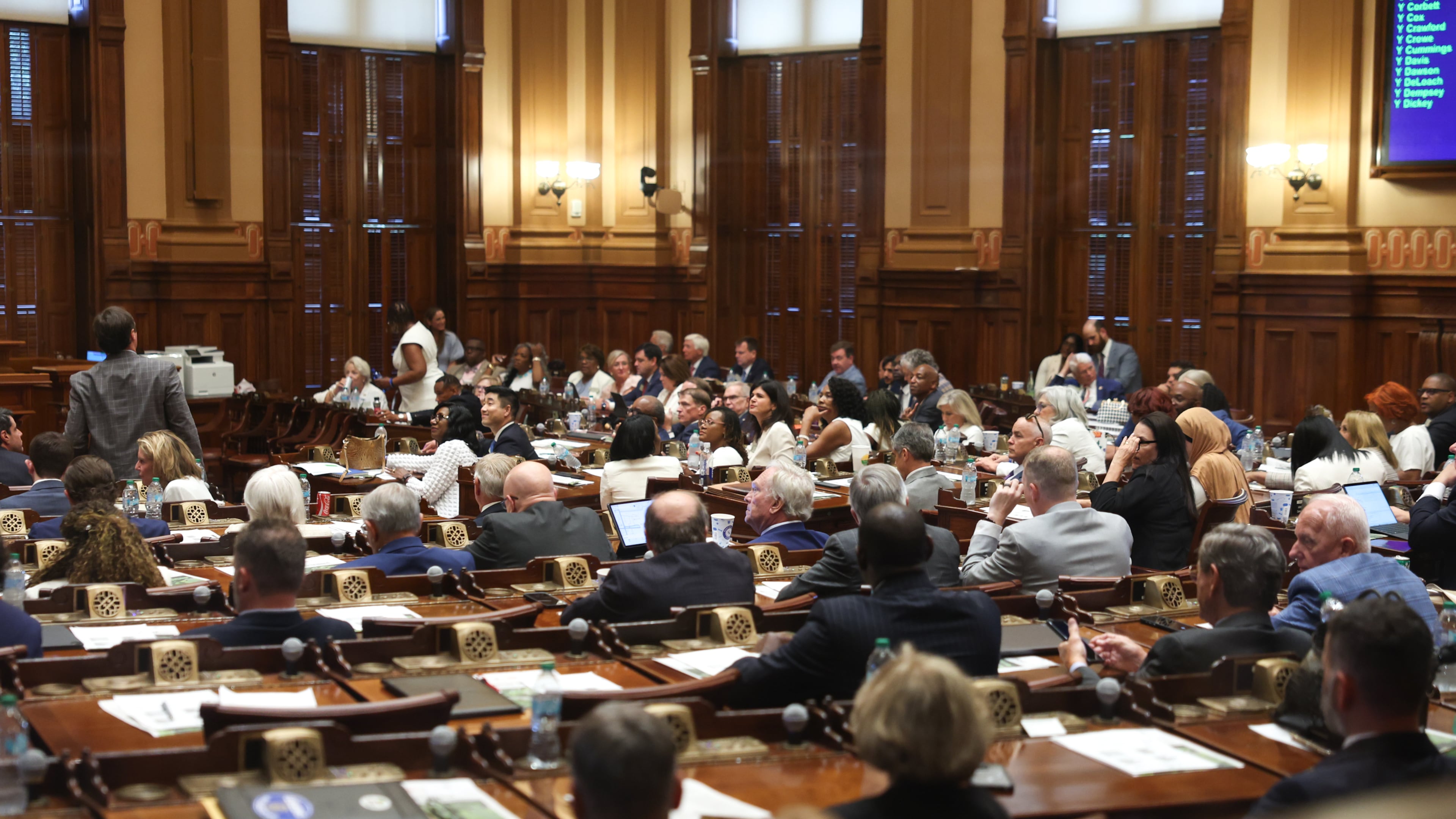 State lawmakers seen at the Georgia Capitol in June. (Arvin Temkar/AJC)