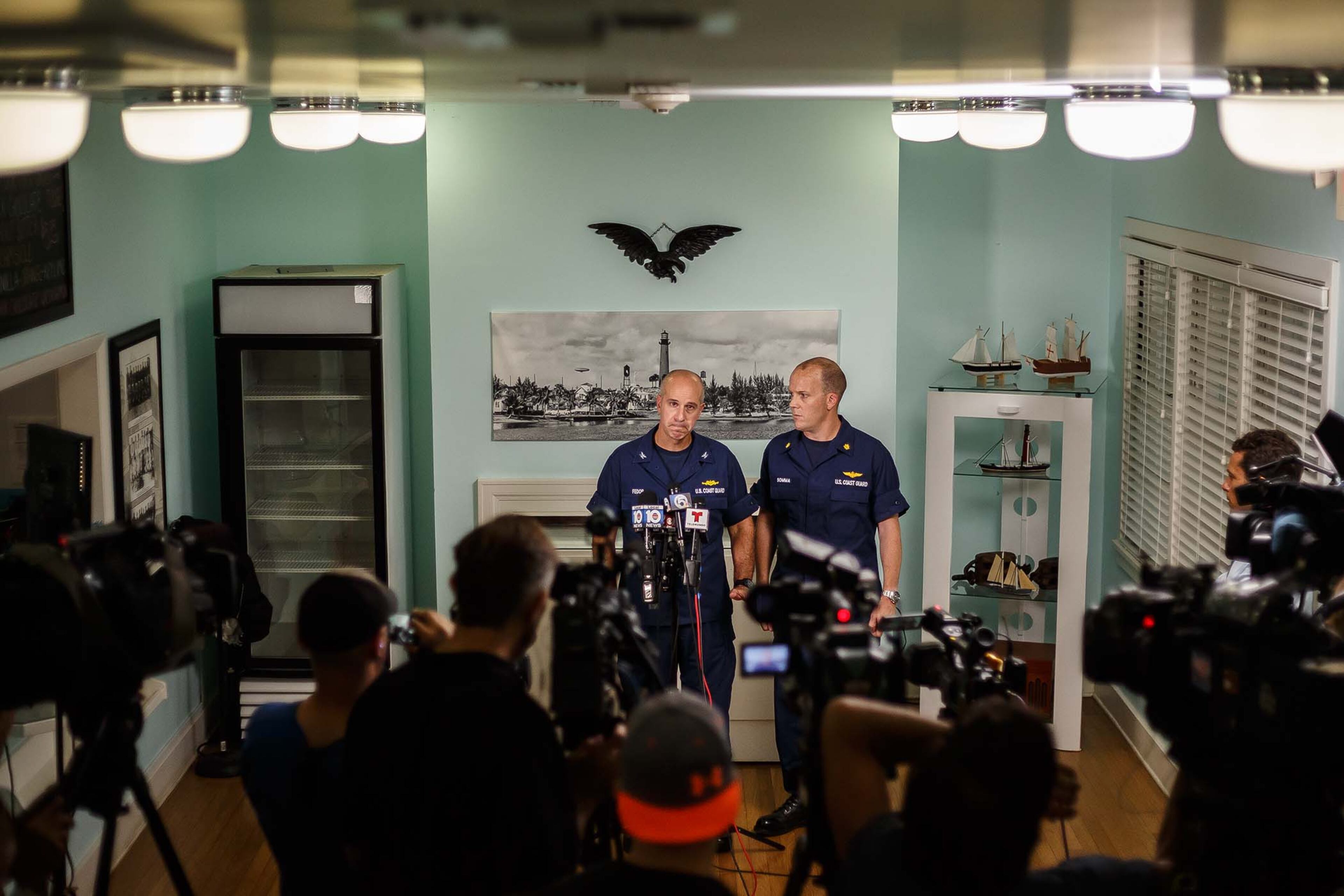 The search for Florida Missing Teens, Austin Stephanos and Perry Cohen, who are missing after leaving the Jupiter Inlet in a small boat on July 24, 2015 in Jupiter, Florida.