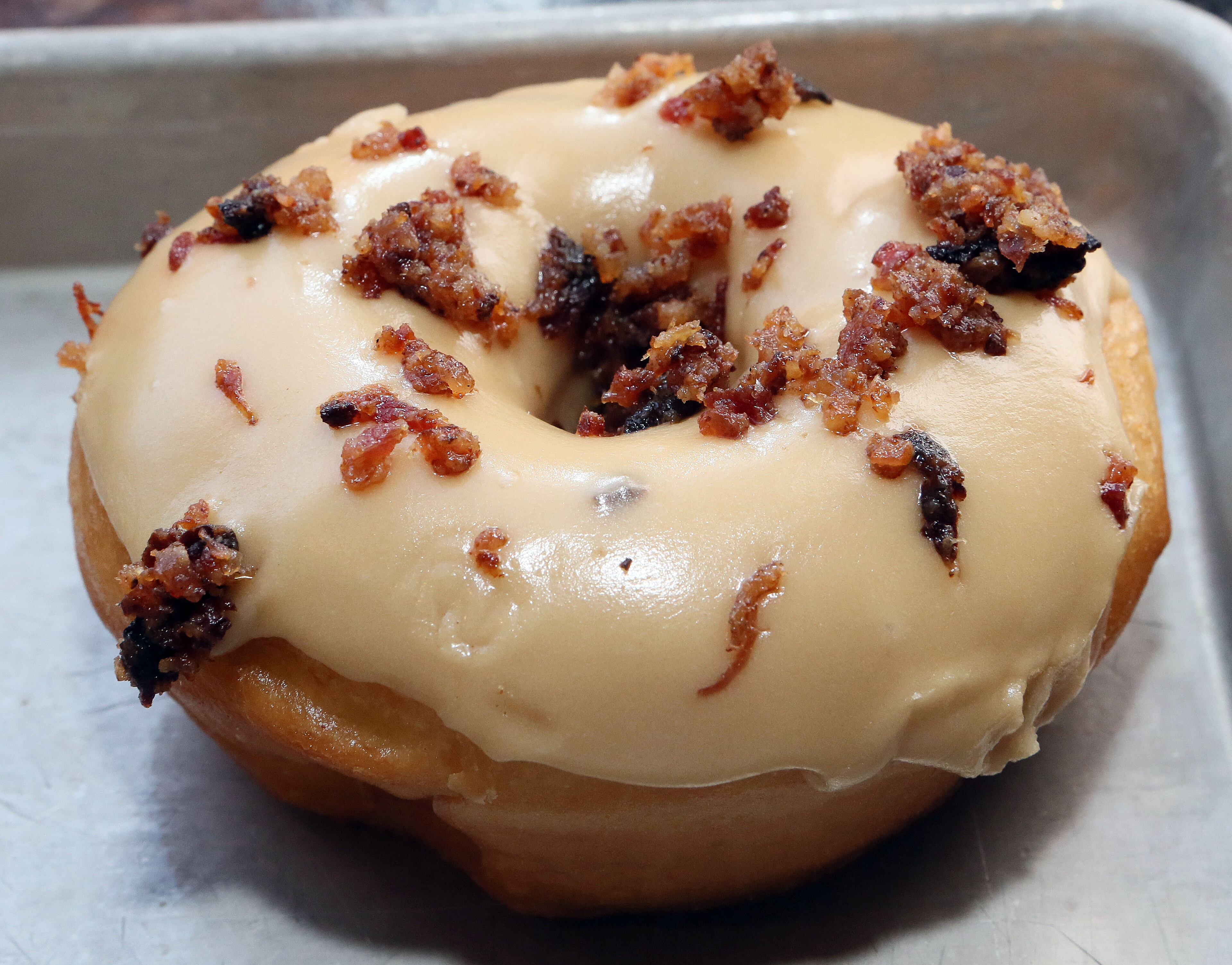 Bacon & Salty Caramel doughnut from Revolution Doughnuts