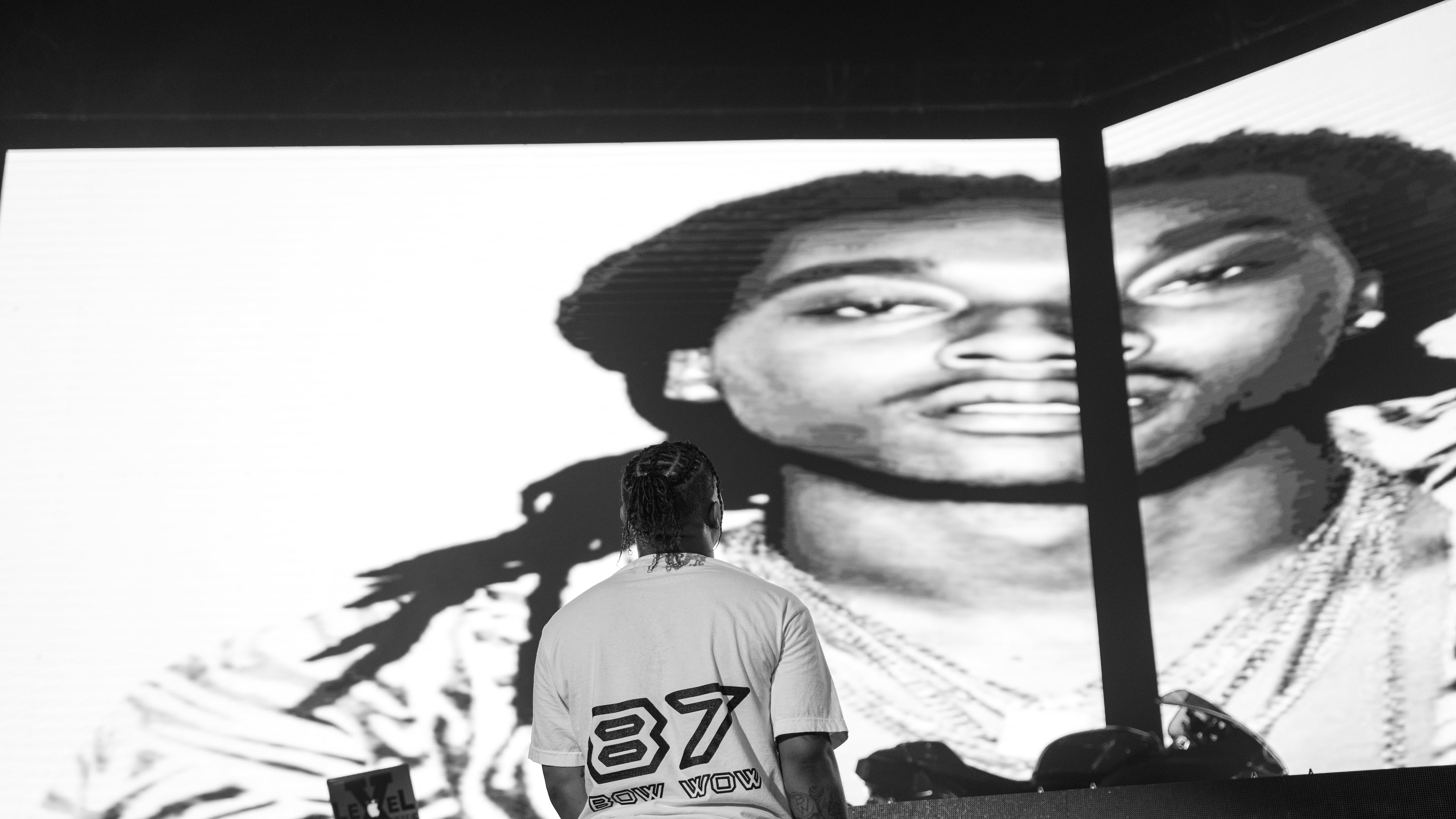 Rapper Bow Wow performs onstage during “The Millennium Tour: Turned Up!” at State Farm Arena on November 06, 2022, in Atlanta, Georgia.