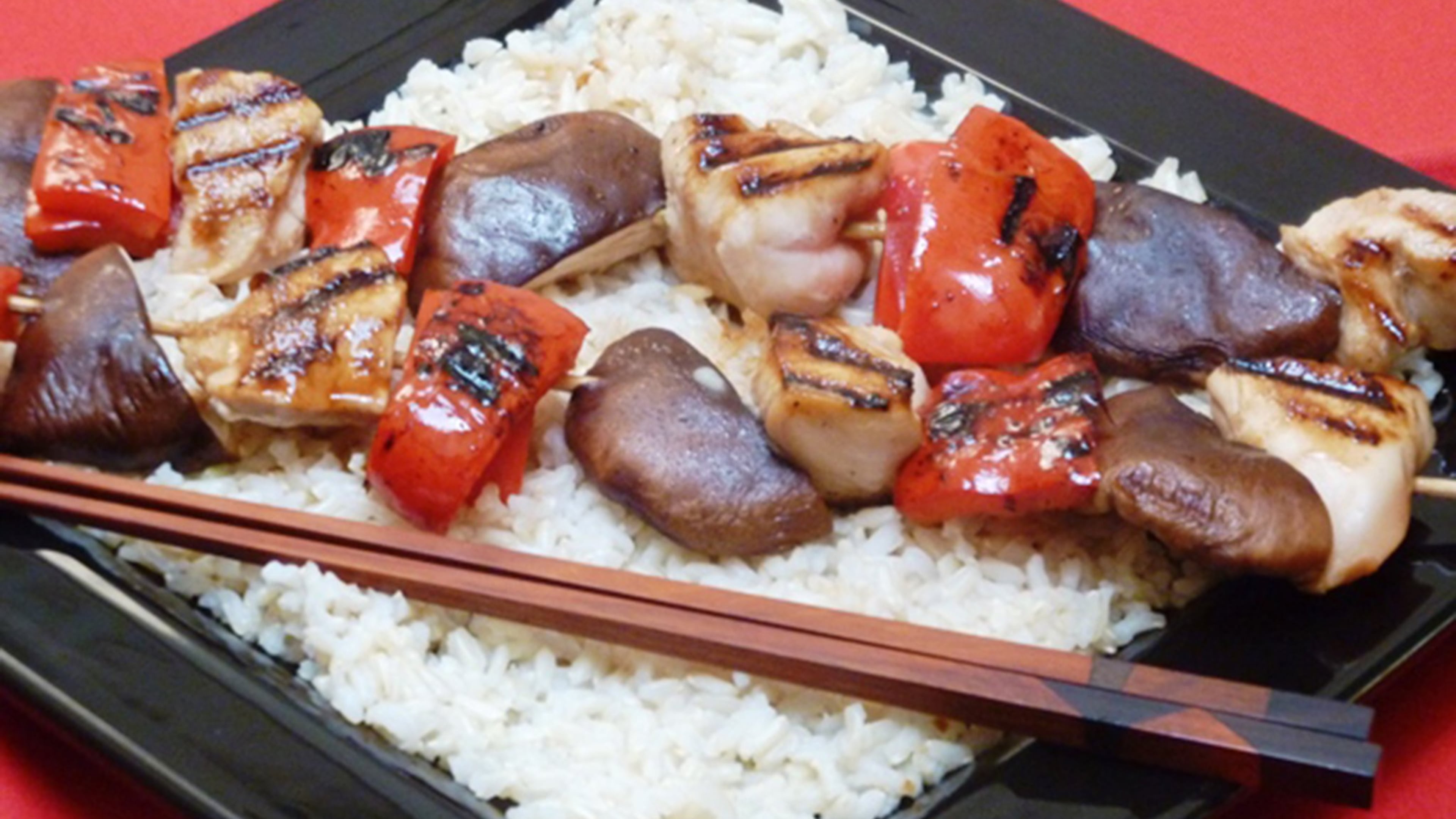 Chicken and Shiitake Yakitori (Japanese Grilled Chicken Skewers) (Linda Gassenheimer/TNS)