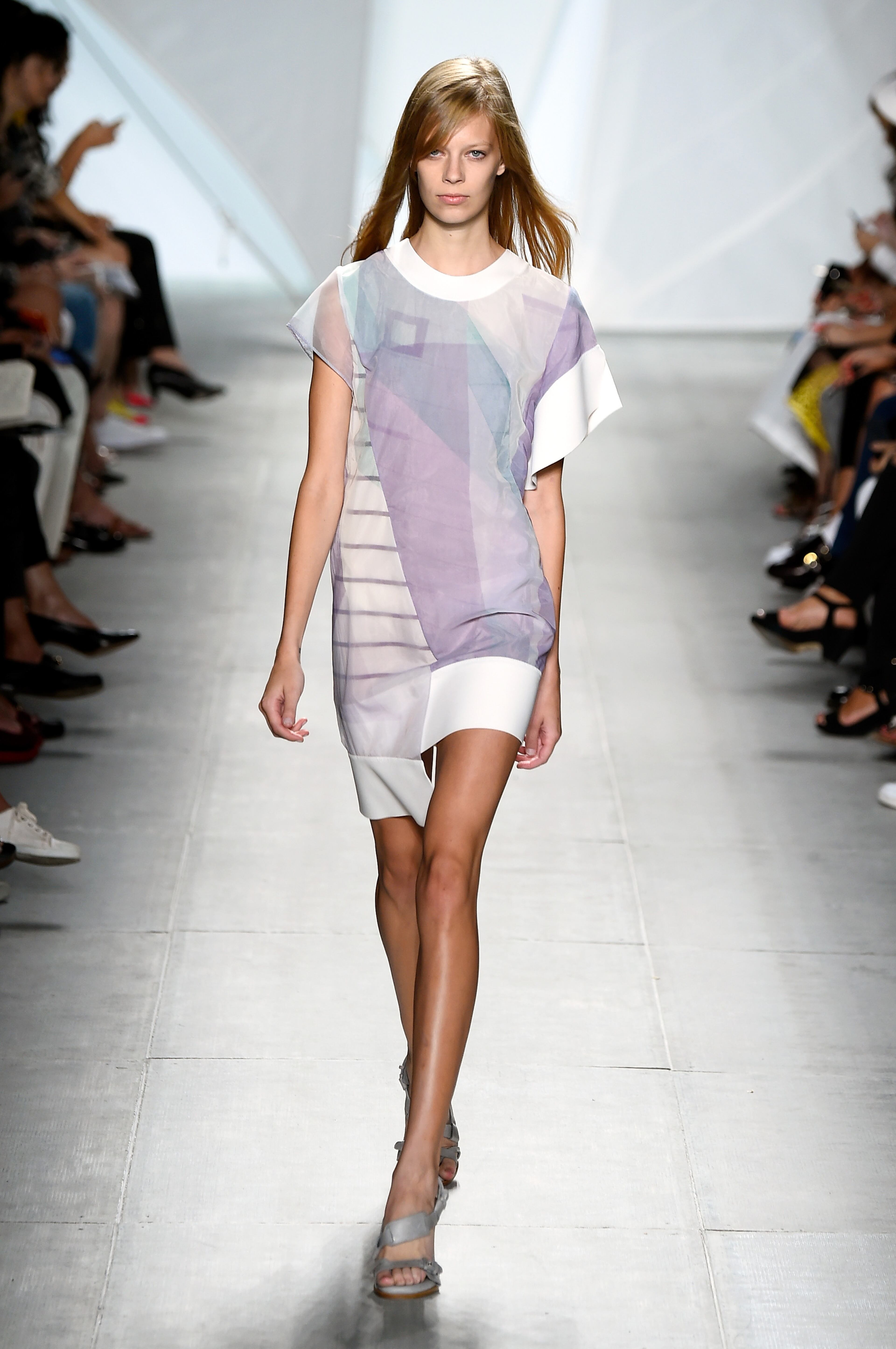 SPORTY CHIC: A model walks the runway at the Lacoste fashion show during Mercedes-Benz Fashion Week Spring 2015 at The Theatre at Lincoln Center on September 6, 2014 in New York City. (Photo by Frazer Harrison/Getty Images for Mercedes-Benz)