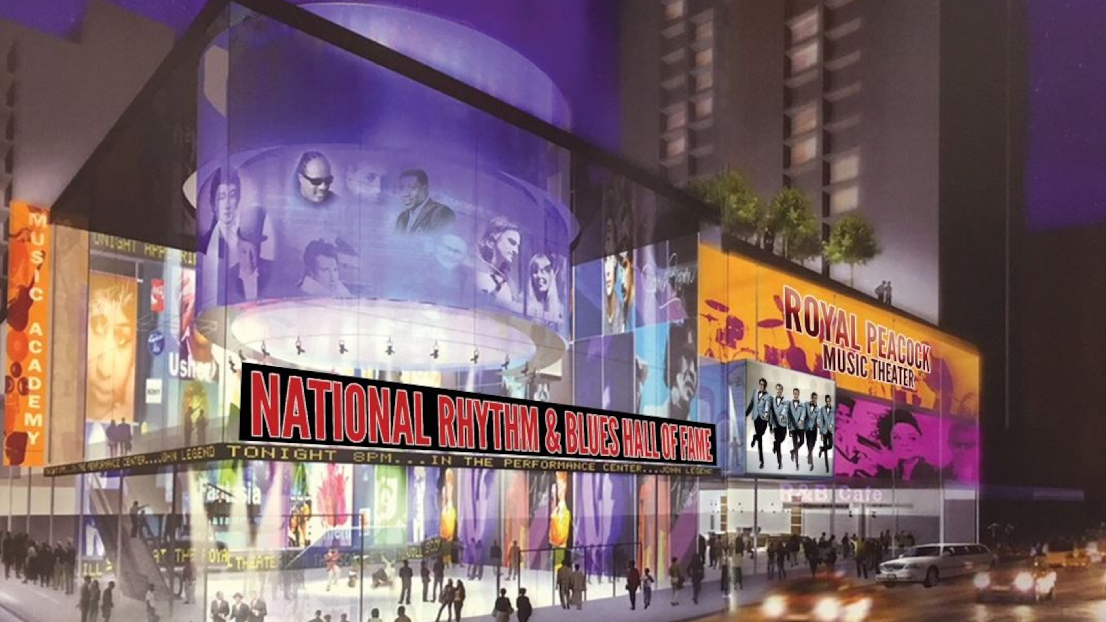 This is a rendering of the museum being considered for a build in Augusta, Georgia.