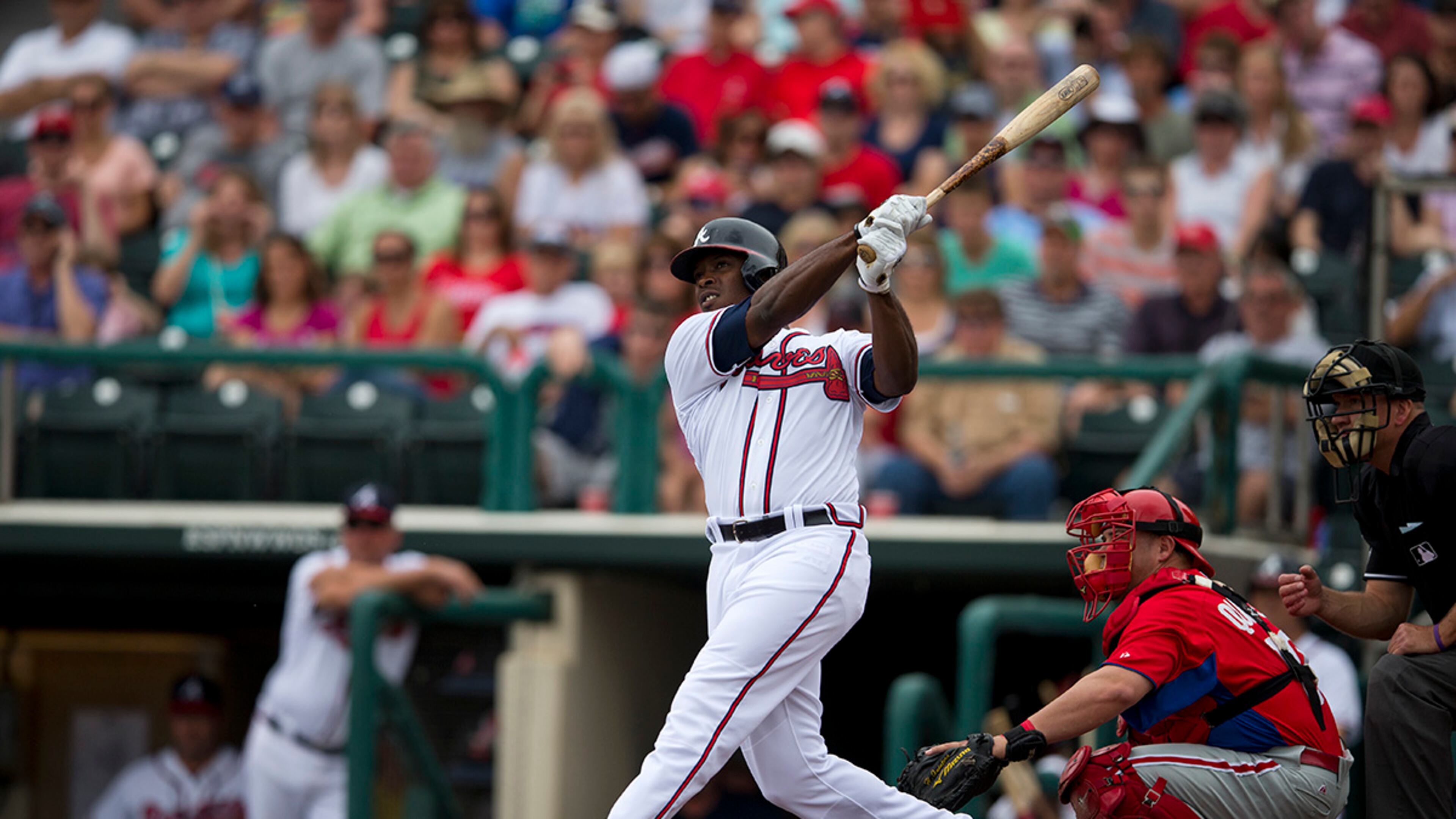 Justin Upton had two homers and six RBIs for the Braves.
