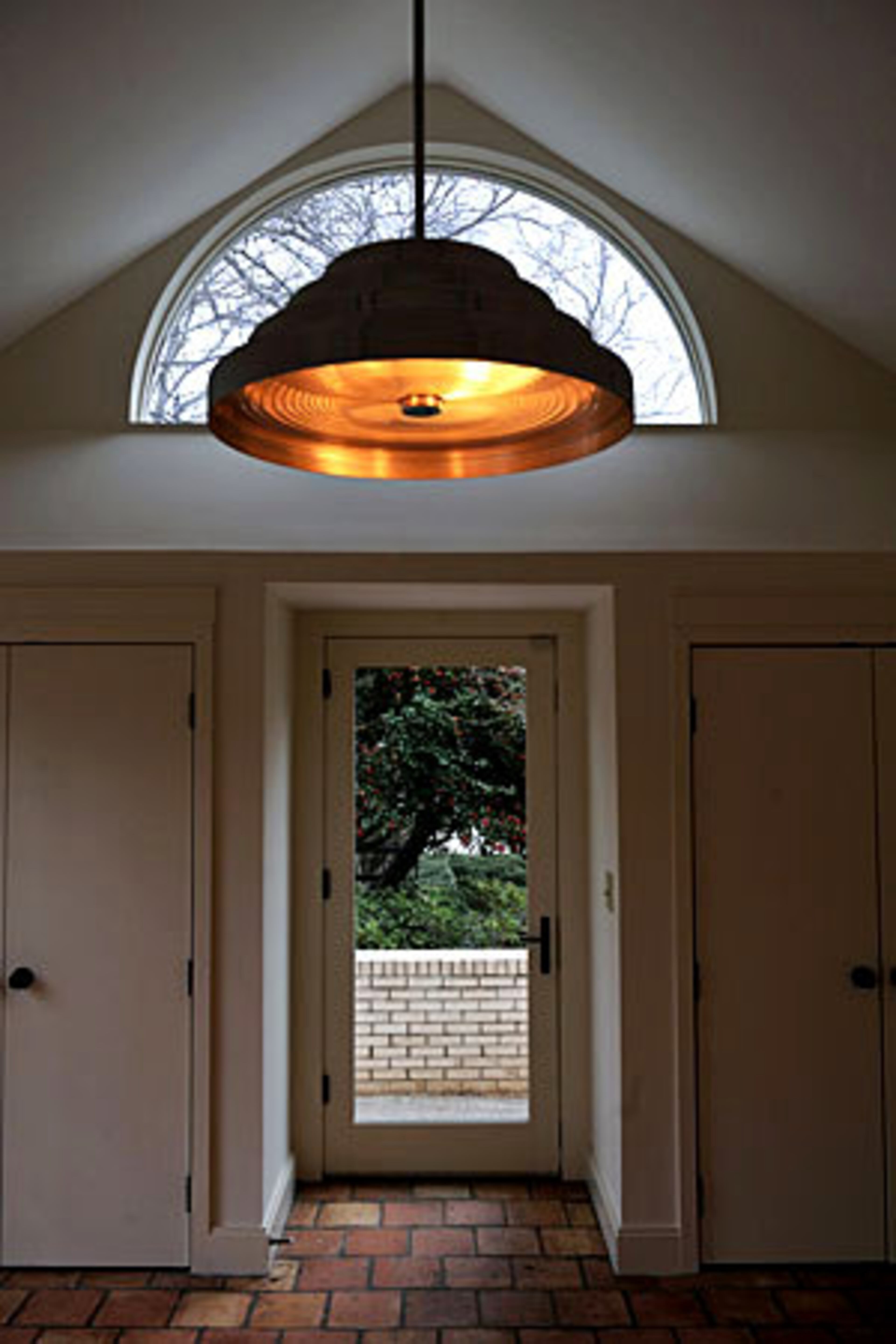 The view inside the studio where Jova worked.