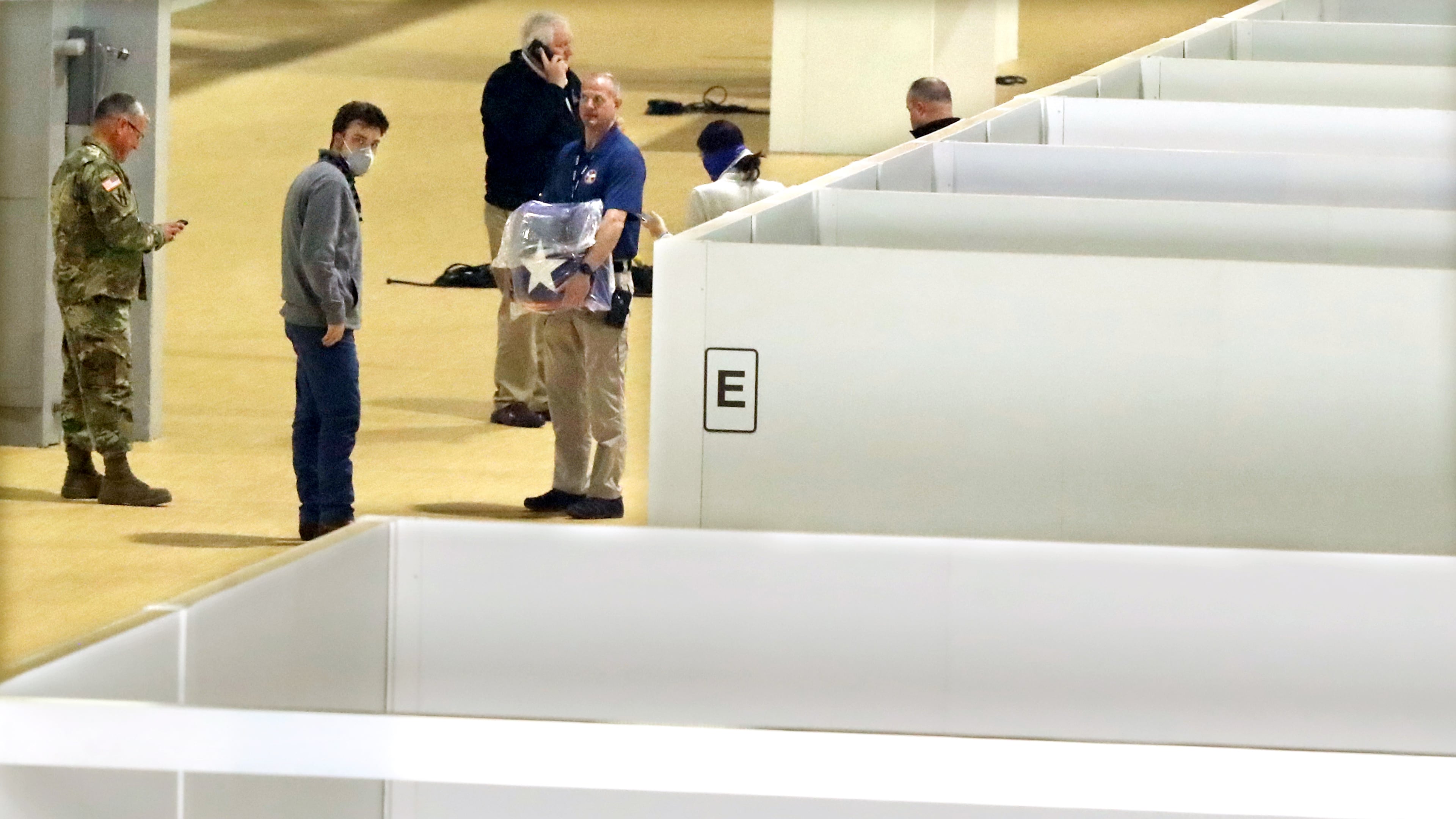 A 200-bed temporary hospital for coronavirus patients opened in April inside the Georgia World Congress Center. But because it saw only minimal usage, the facility is now being dismantled and 80 of its beds will be moved to a new pop-up hospital in Milledgeville, according to the Georgia Emergency Management and Homeland Security Agency. CURTIS COMPTON / CCOMPTON@AJC.COM