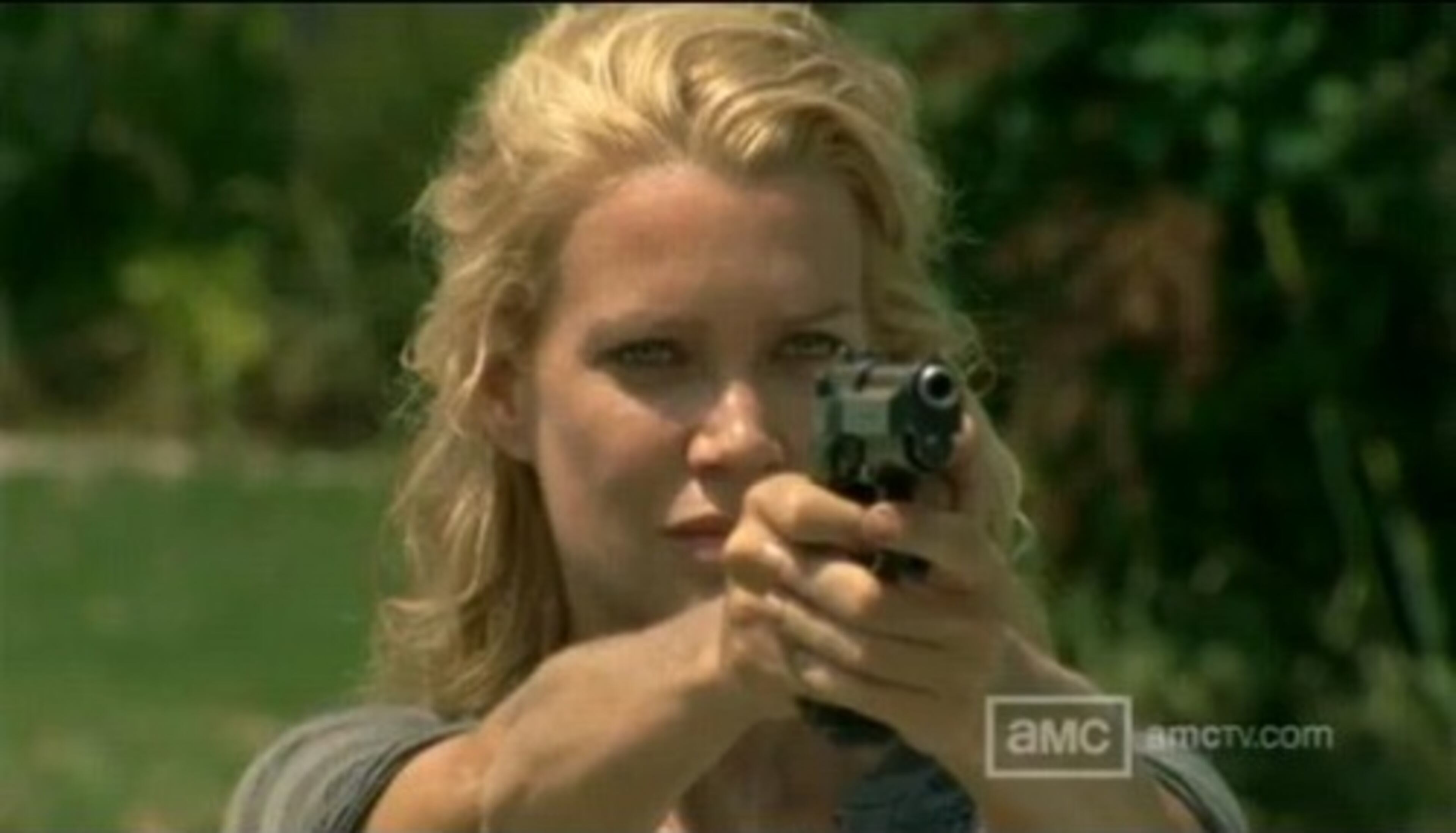 The Governor left Andrea for dead. She almost got away... almost. CREDIT: AMC