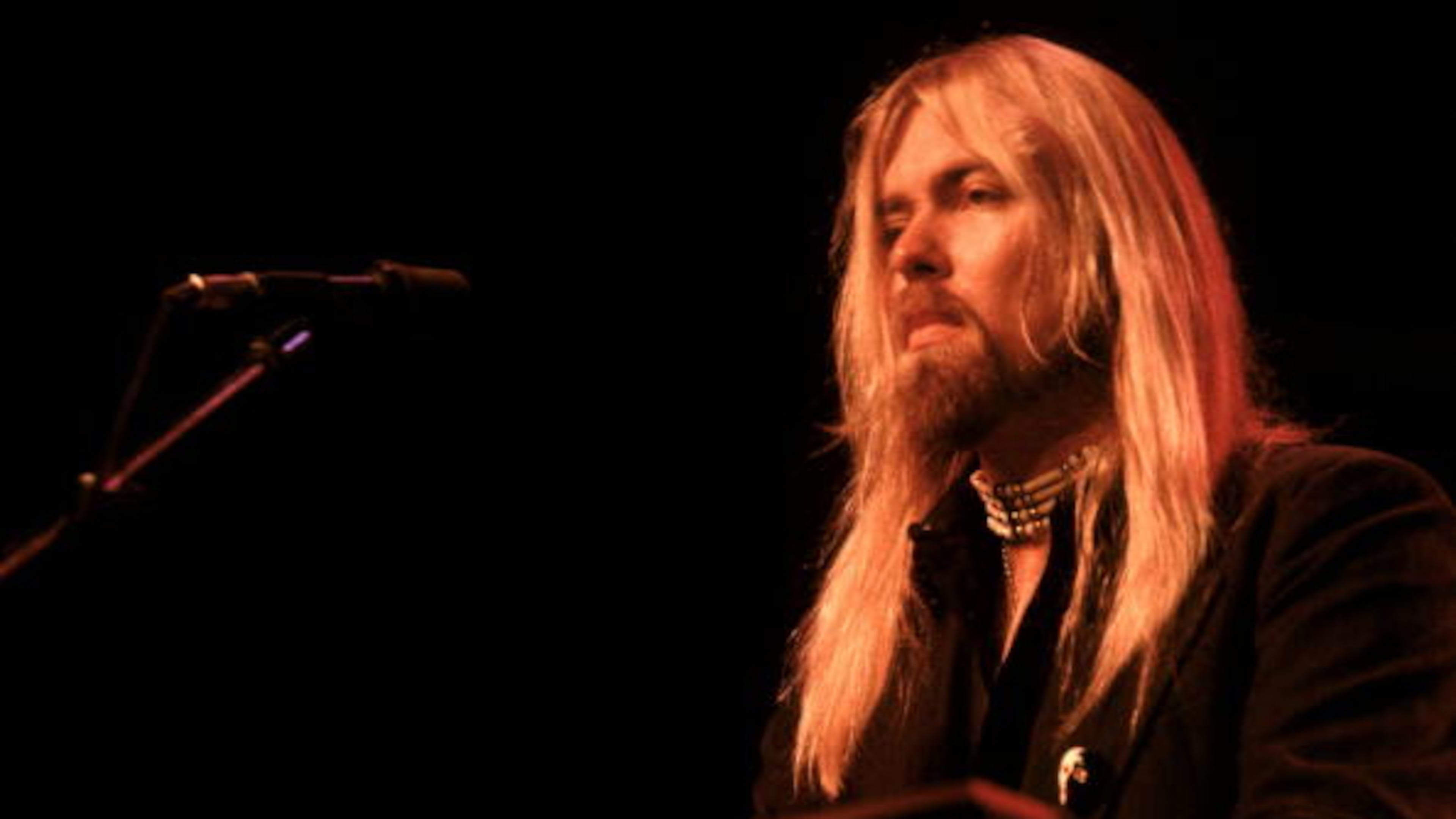 A new documentary about Allman Brothers Band front man Gregg Allman, pictured in 2001, debuts to one-night-only screenings June 17. Allman died of liver cancer in 2017. (Richard E. Aaron/Redferns)